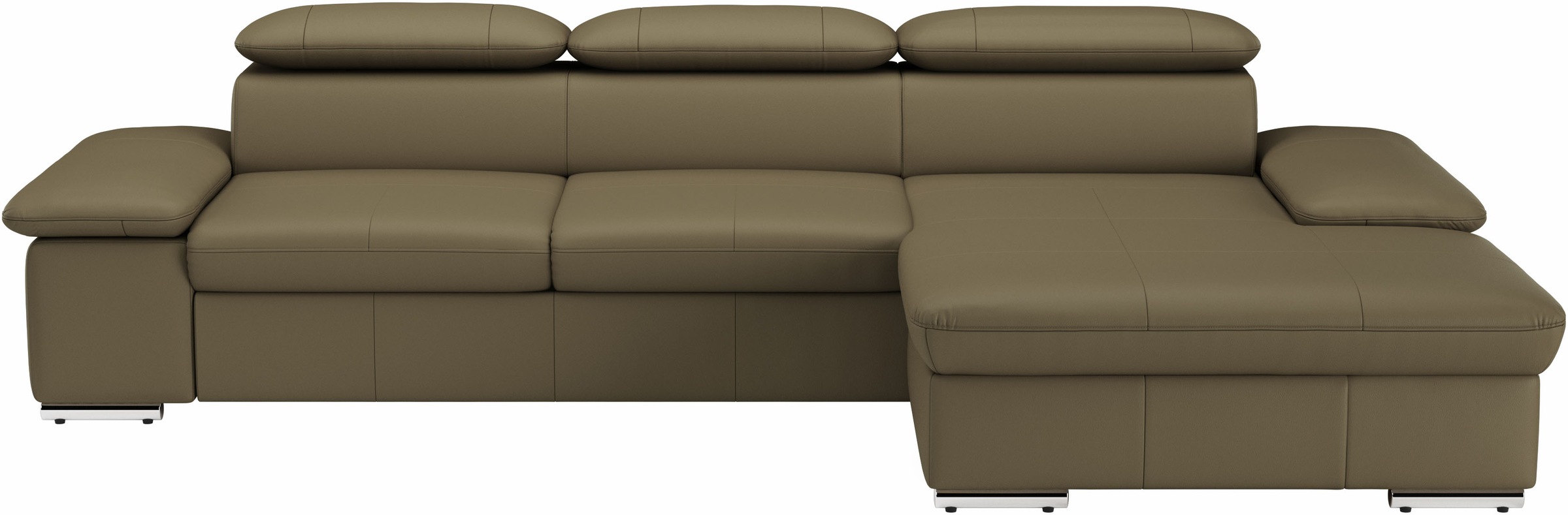 sit&more Ecksofa »Valantine L-Form«, inkl. Kopf- und Armteilverstellung, wahlweise mit Bettfunktion
