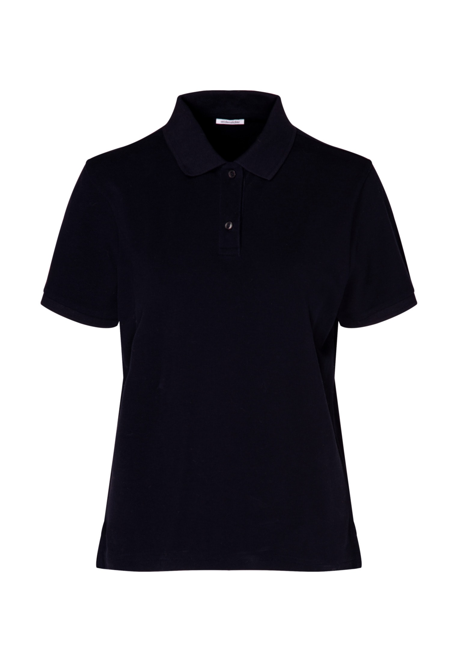seidensticker Poloshirt »Schwarze Rose«, Kurzarm Kragen Uni