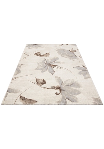 Teppich »Sofia«, rechteckig, Blumen Design, flacher Teppich, florales Muster, weich