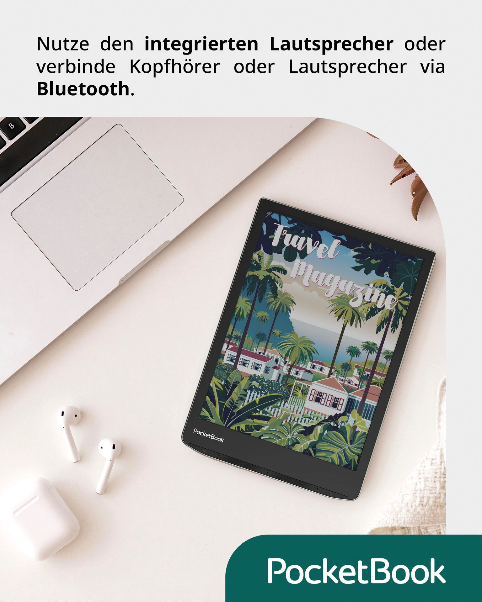 PocketBook E-Book »InkPad Color 3«, (19,8 cm / 7,8 Zoll), E-Book Reader mit Lautsprecher und Bluetooth-Schnittstelle)