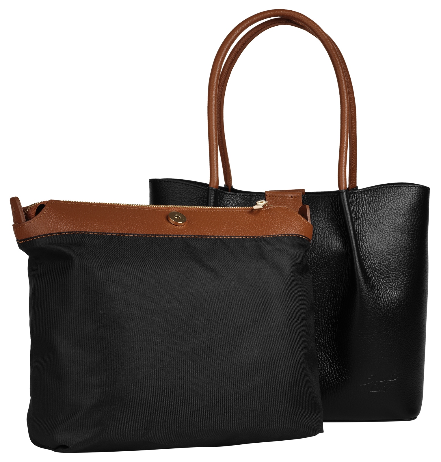Samantha Look Sac à bandoulière Cuir véritable, fabriqué en Italie