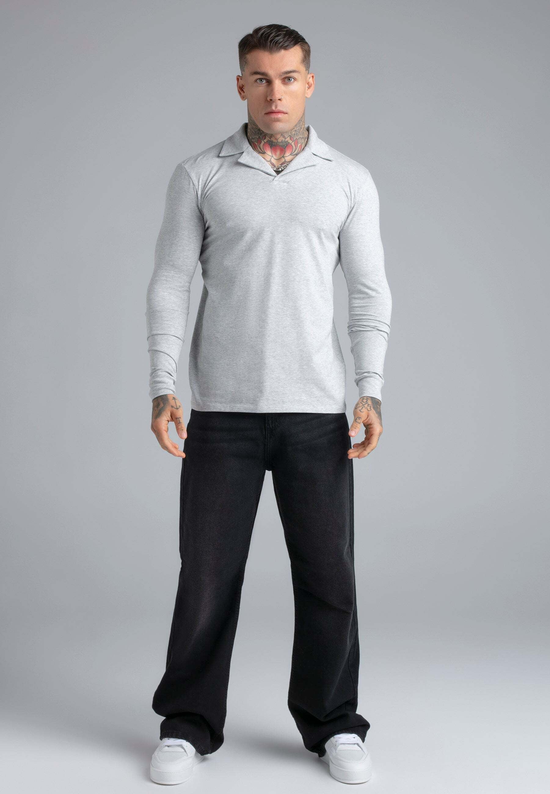 Siksilk Polo à manches longues »Siksilk Langarmpolo Revere«
