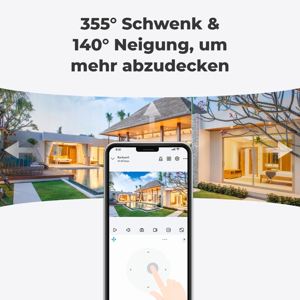 Reolink Überwachungskamera »Argus Series B420 Battery-WiFi«, Aussenbereich