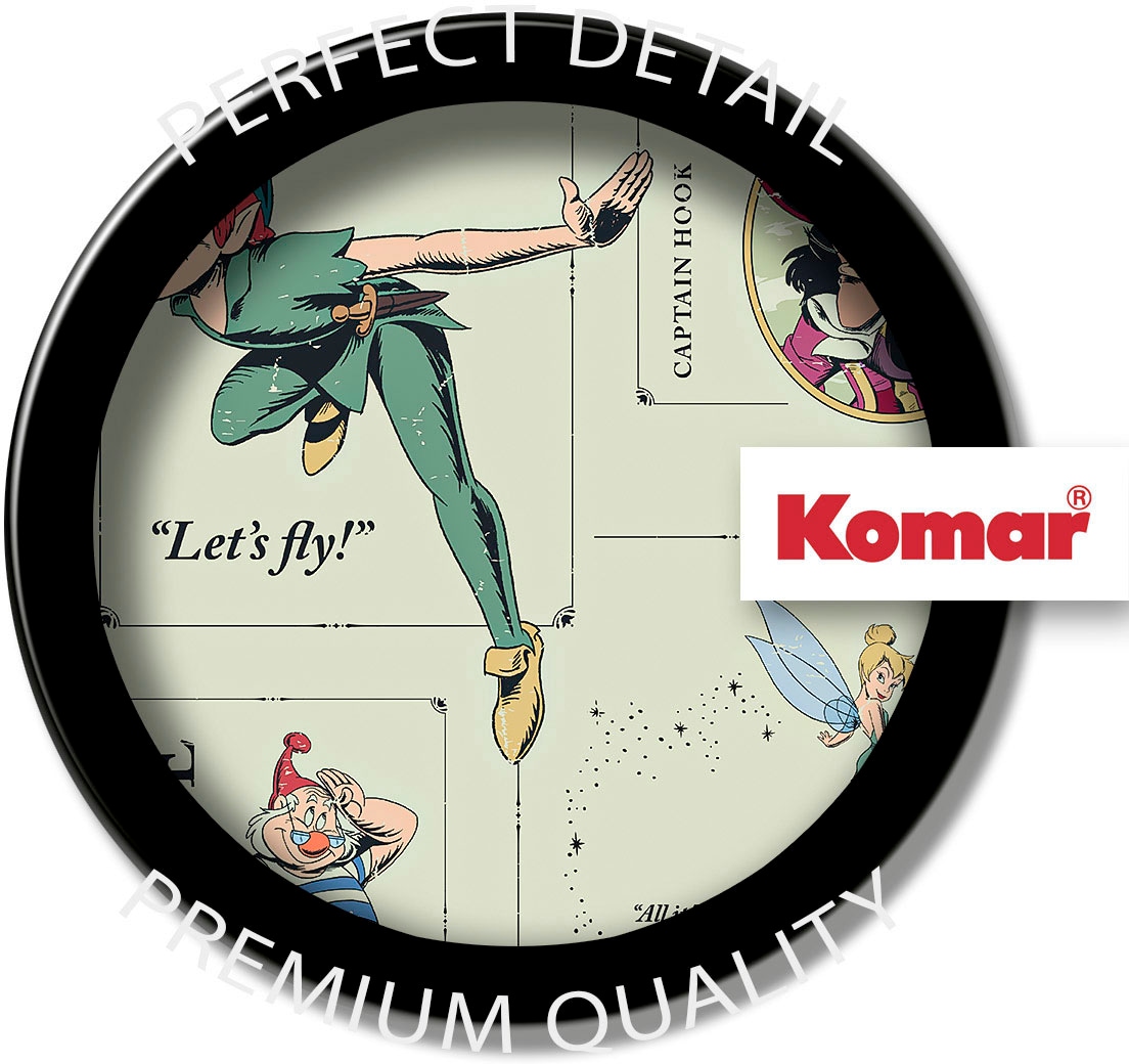Komar Leinwandbild »Peter Pan Let´s Fly! - Grösse 40 x 60 cm«, Disney, (1 St., 40 x 60 cm (Breite x Höhe), Keilrahmenbild mit Echtholzrahmen, Kinderzimmer