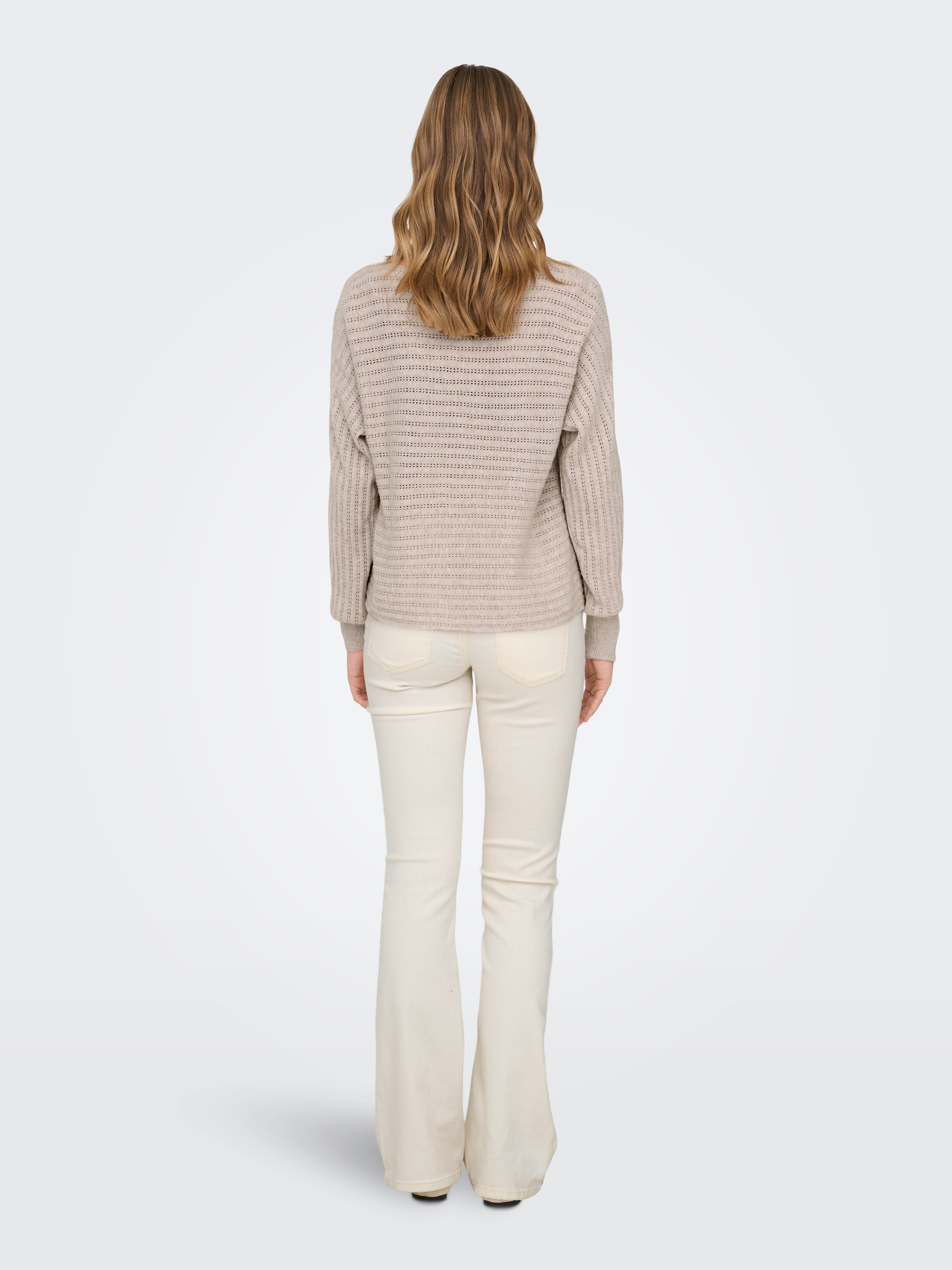 ONLY Strickpullover »ONLIBI LS BOATNECK STRUC PULLOVER EX KNT«