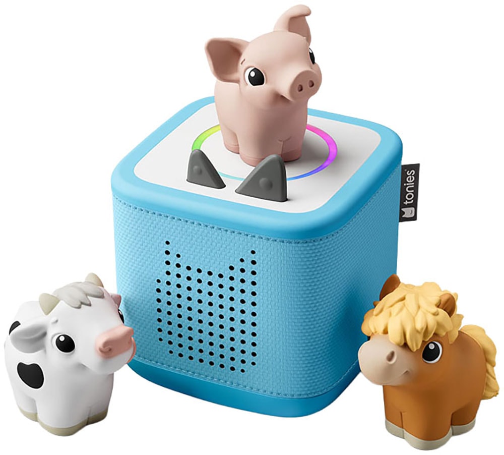 tonies Haut-parleur »Toniebox 2 Starter Set My First Tonies Bauernhof« ( 42 W)