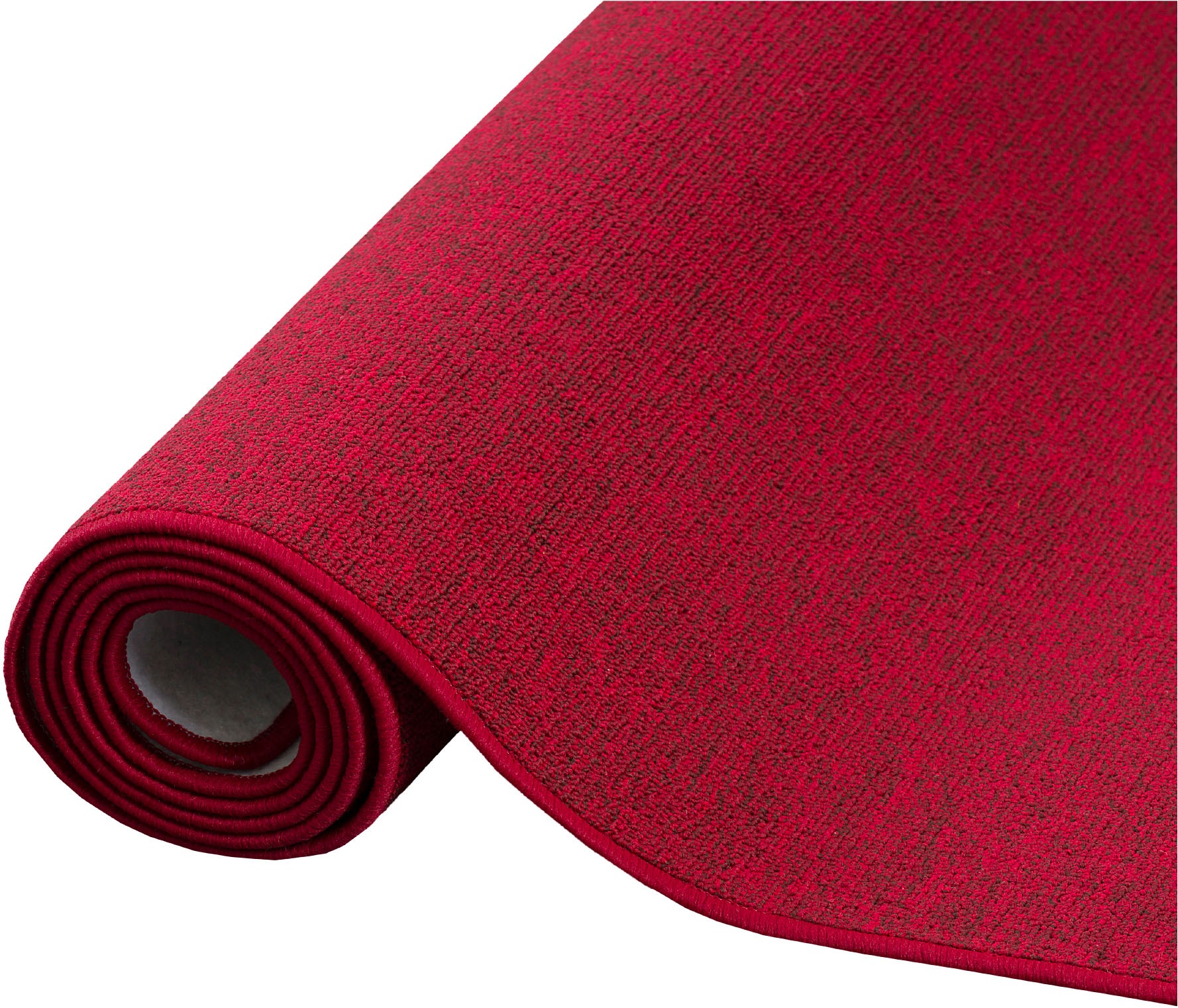 my home Teppich »Fortis, Schlinge, Made in Netherlands«, rechteckig, 5 mm Höhe, Uni Farben, gekettelt, auch als Läufer, strapazierfähig, Wohnzimmer
