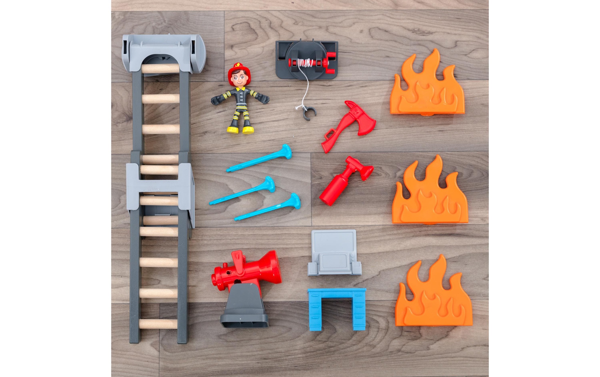 Spiel-Feuerwehrwache »Kid Kraft Feuerwehr 2-in-1«