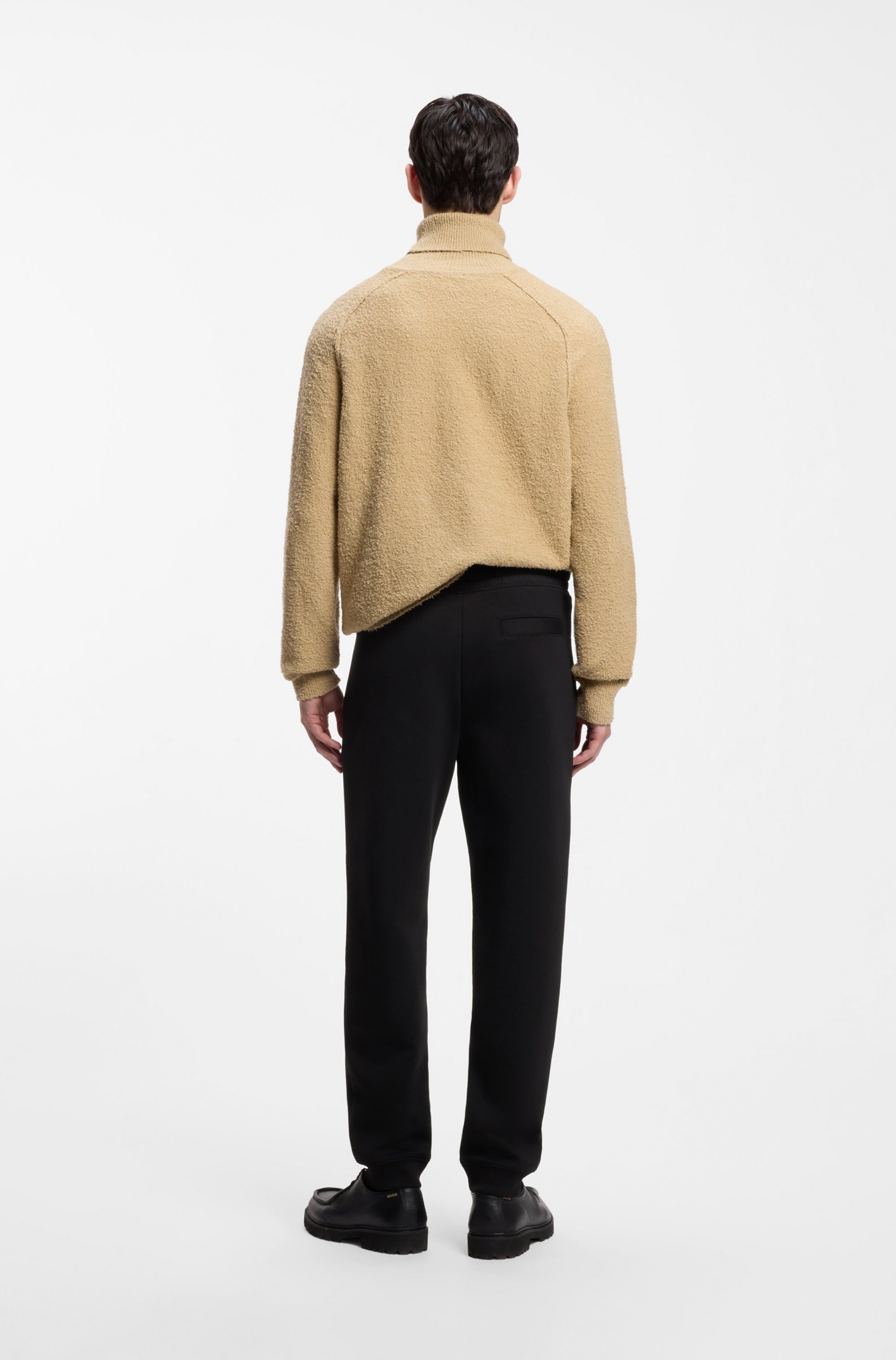 HUGO Pantalon sweat »Dimacs«  ceinture élastique avec cordon de serrage, coupe décontractée, mélange de coton