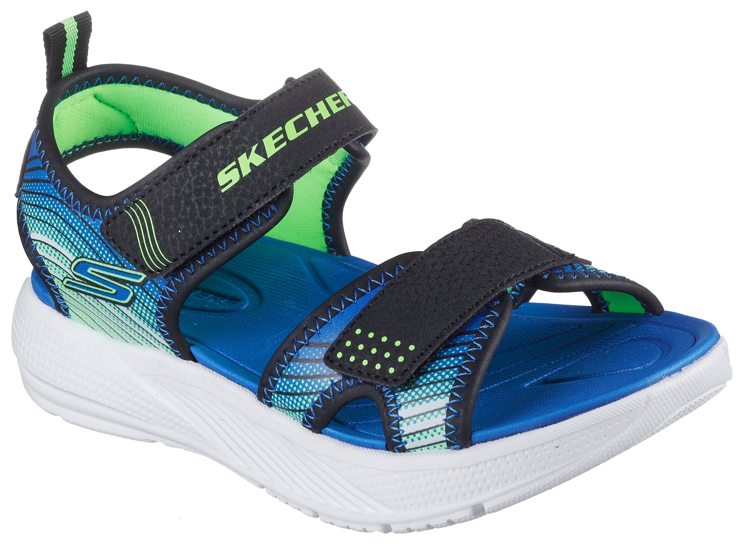 Image of Skechers Sandale "MICROSPEC-SPLASH", leichte Sandale mit Klettverschluss, Grössenschablone zum Download