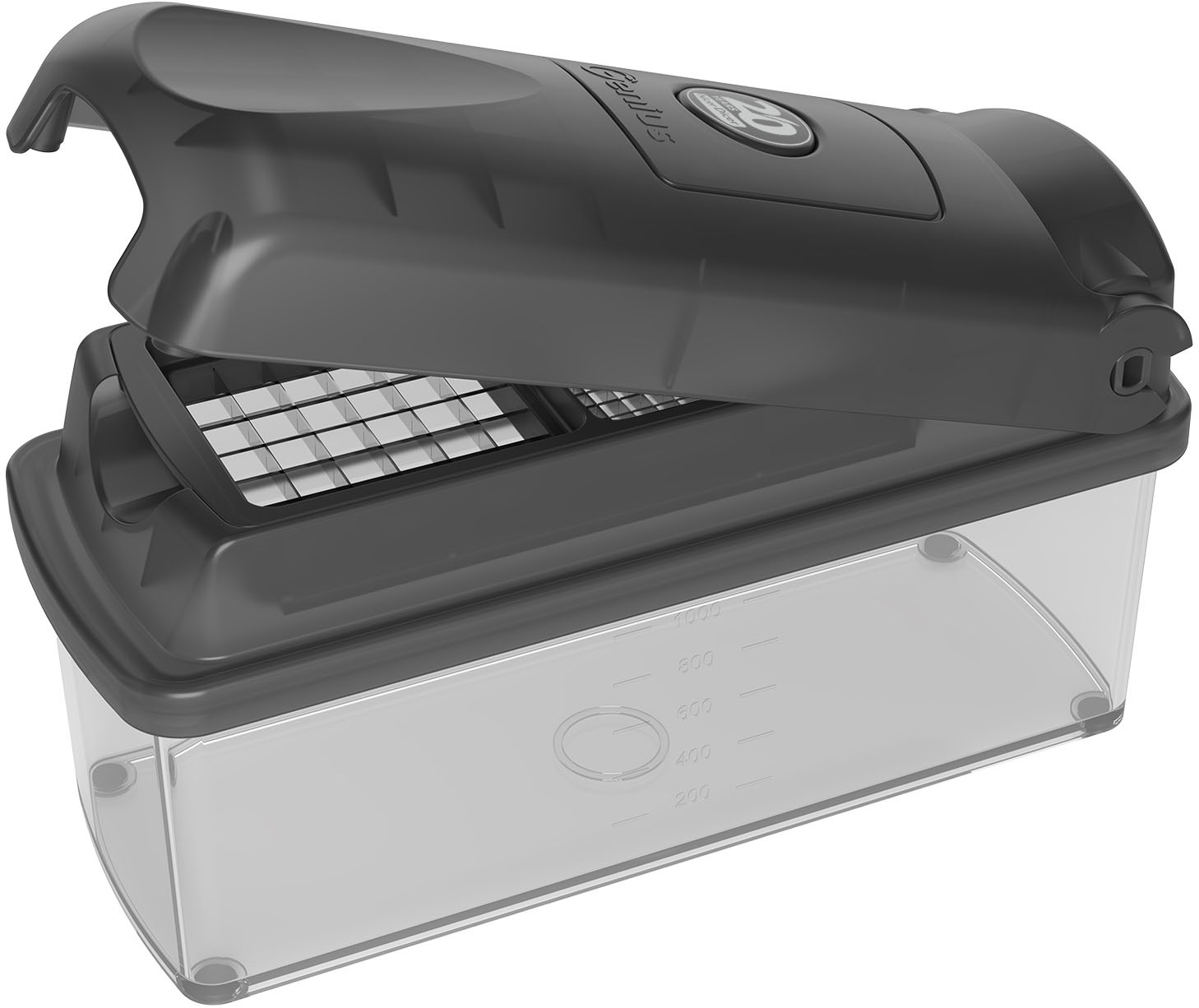 Genius Coupe-légumes »Nicer Dicer Plus Jubiläums-Edition, Set 13-tlg.« Zerkleiner mit XXL- Messereinsätze