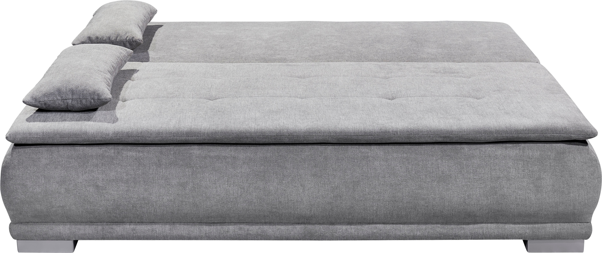 ED EXCITING DESIGN Schlafsofa »Luigi«, mit Bettkasten & 2 Armlehnenkissen