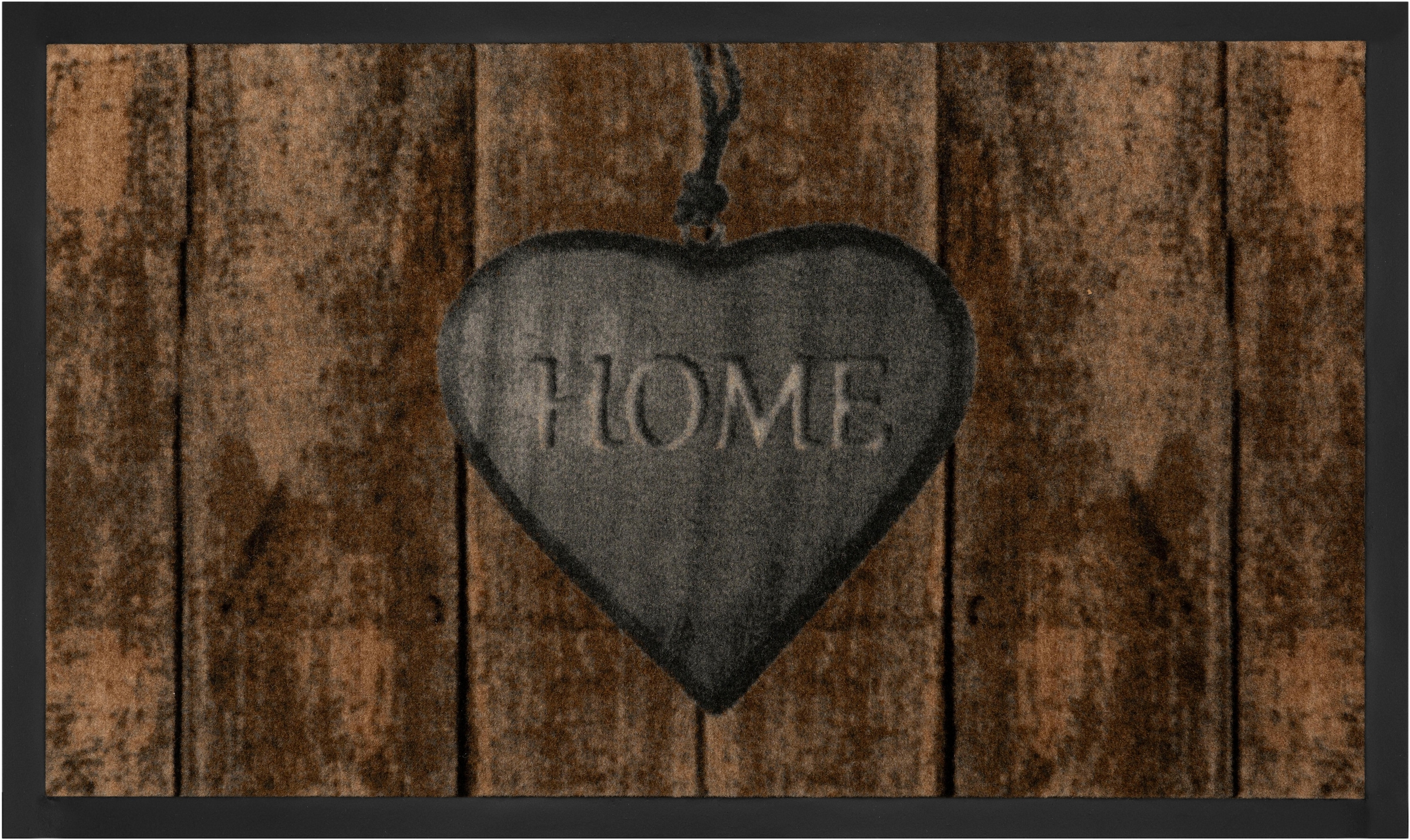 HANSE Home Fussmatte »Shabby Home«, rechteckig, Herzen Motiv, waschbar, Robust, Pflegeleicht, Rutschfest