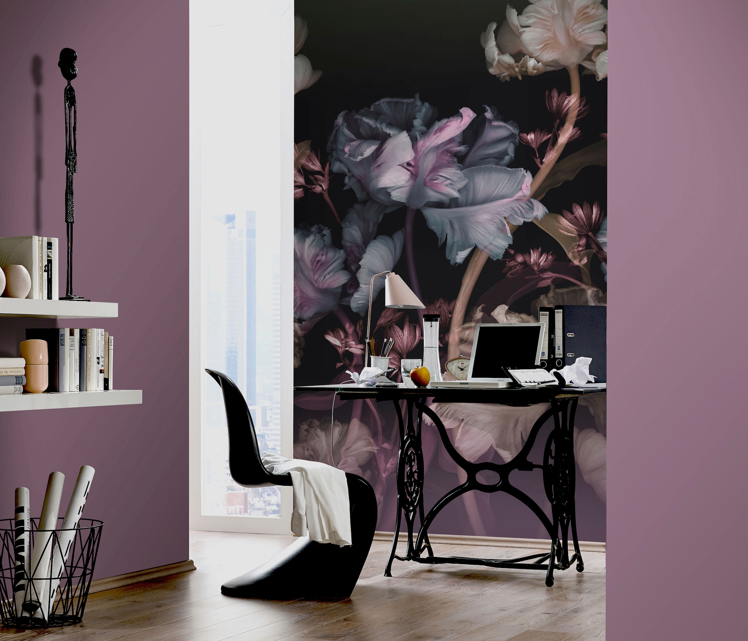 Image of Fashion for walls Fototapete "Vanda" floral glatt Phthalate frei