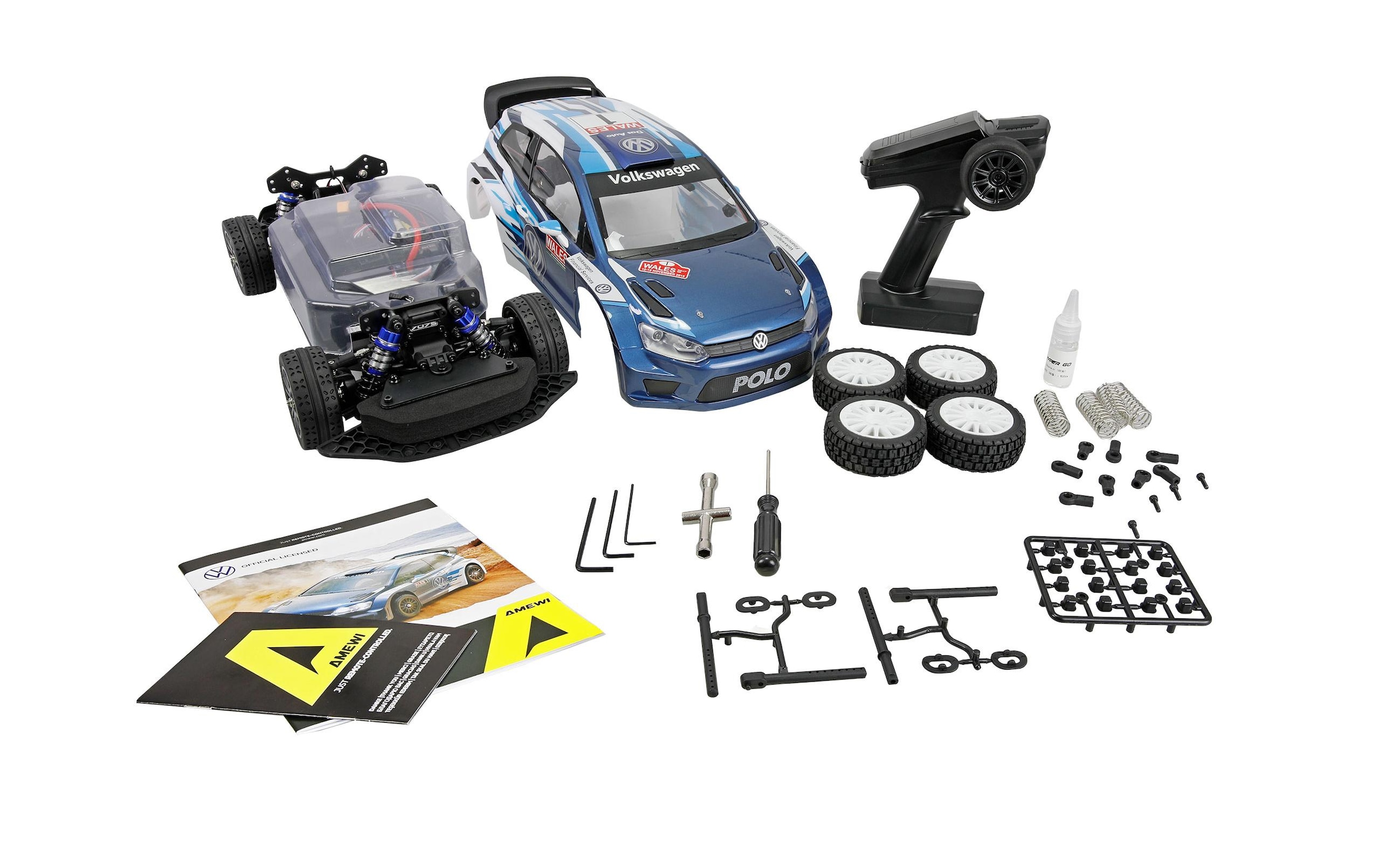 Amewi Voiture RC »Rally Hyper Go VW Polo R WRC 1:10 ARTR«