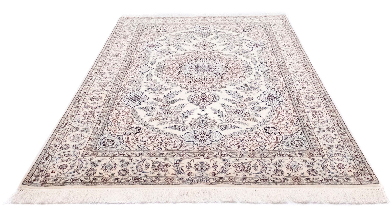 Image of morgenland Wollteppich »Nain 6la Teppich handgeknüpft beige«, rechteckig, 6 mm Höhe, handgeknüpft bei Ackermann Versand Schweiz