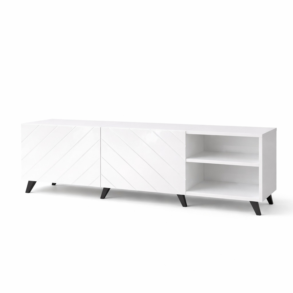 GOODproduct Table basse »HOLLY 1.5, TV-Board, TV-Kommode, TV-Schrank, TV-Unterschrank, TV-Möbel« Meuble TV moderne laqué brillant sans poignées, largeur 150 cm