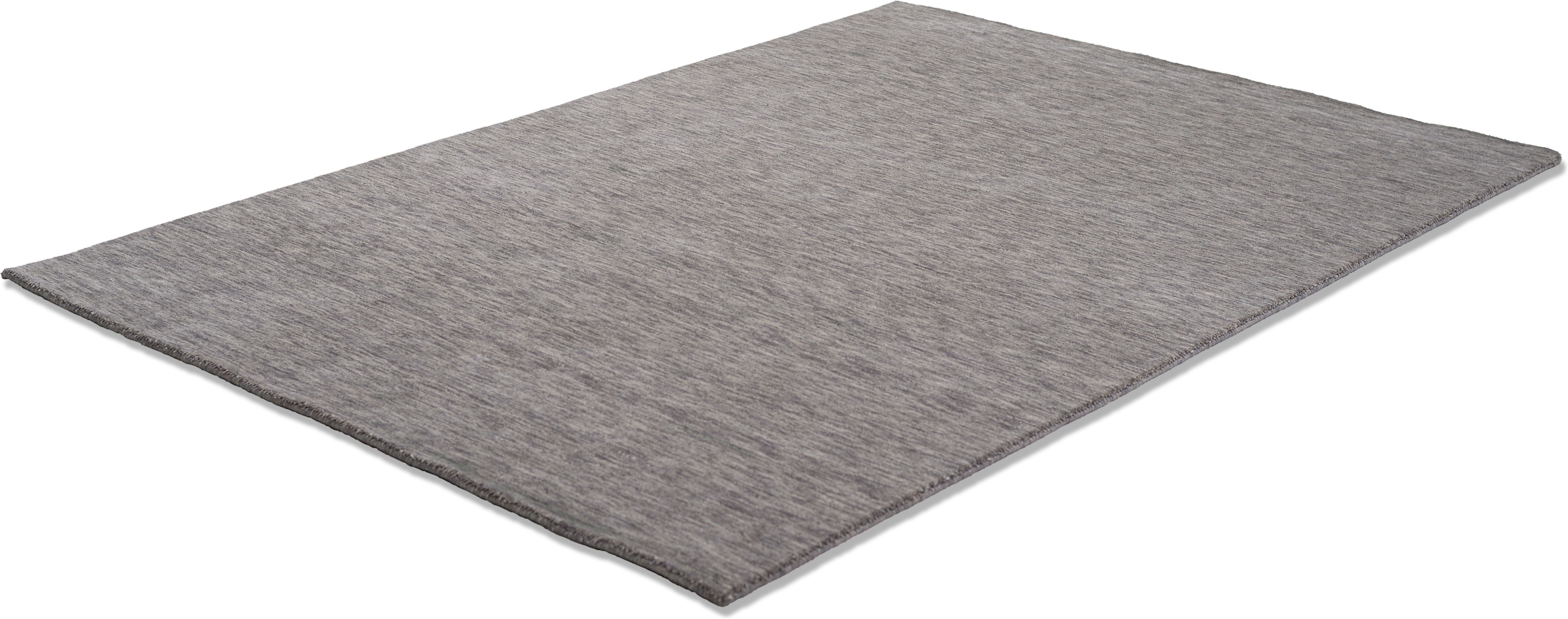 Sansibar Tapis en laine »List« Rectangulaire 13 mm Höhe Velours ras, tapis tissé à la main, chiné, pure laine, tissé main