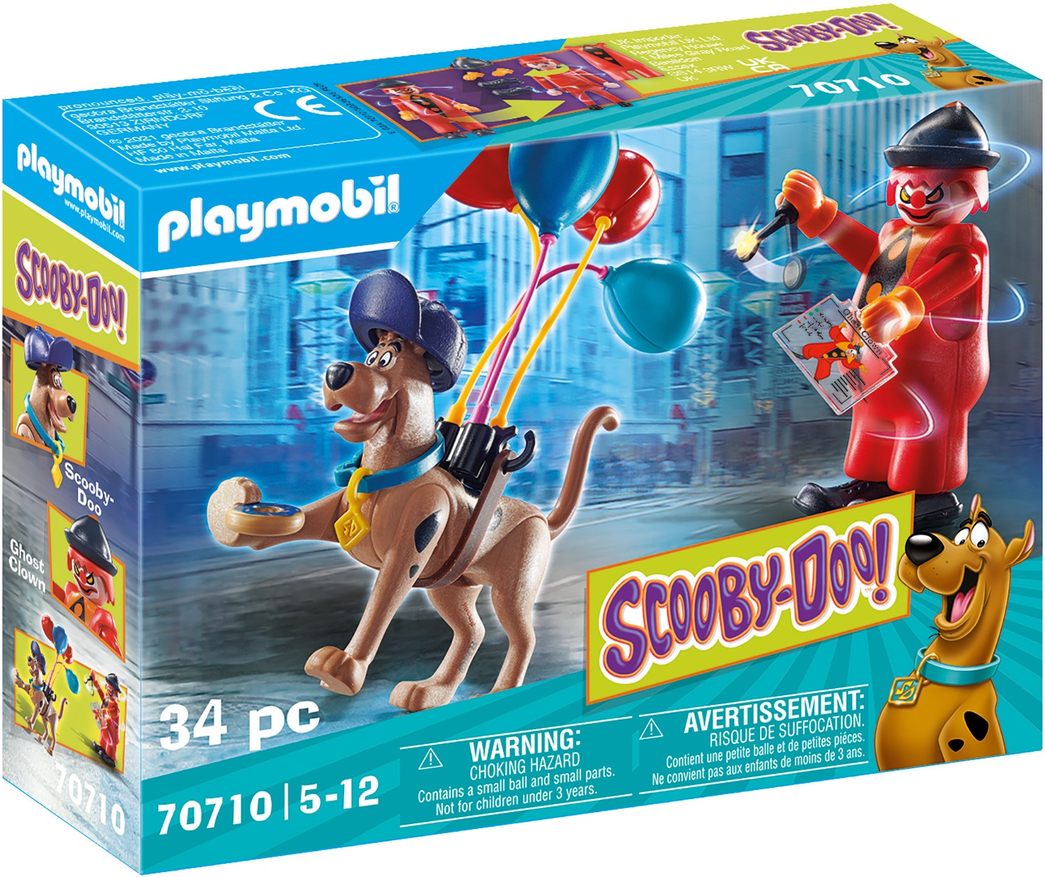 Image of Playmobil® Konstruktions-Spielset »Abenteuer mit Ghost Clown (70710), SCOOBY-DOO!«, (34 St.), Made in Europe bei Ackermann Versand Schweiz