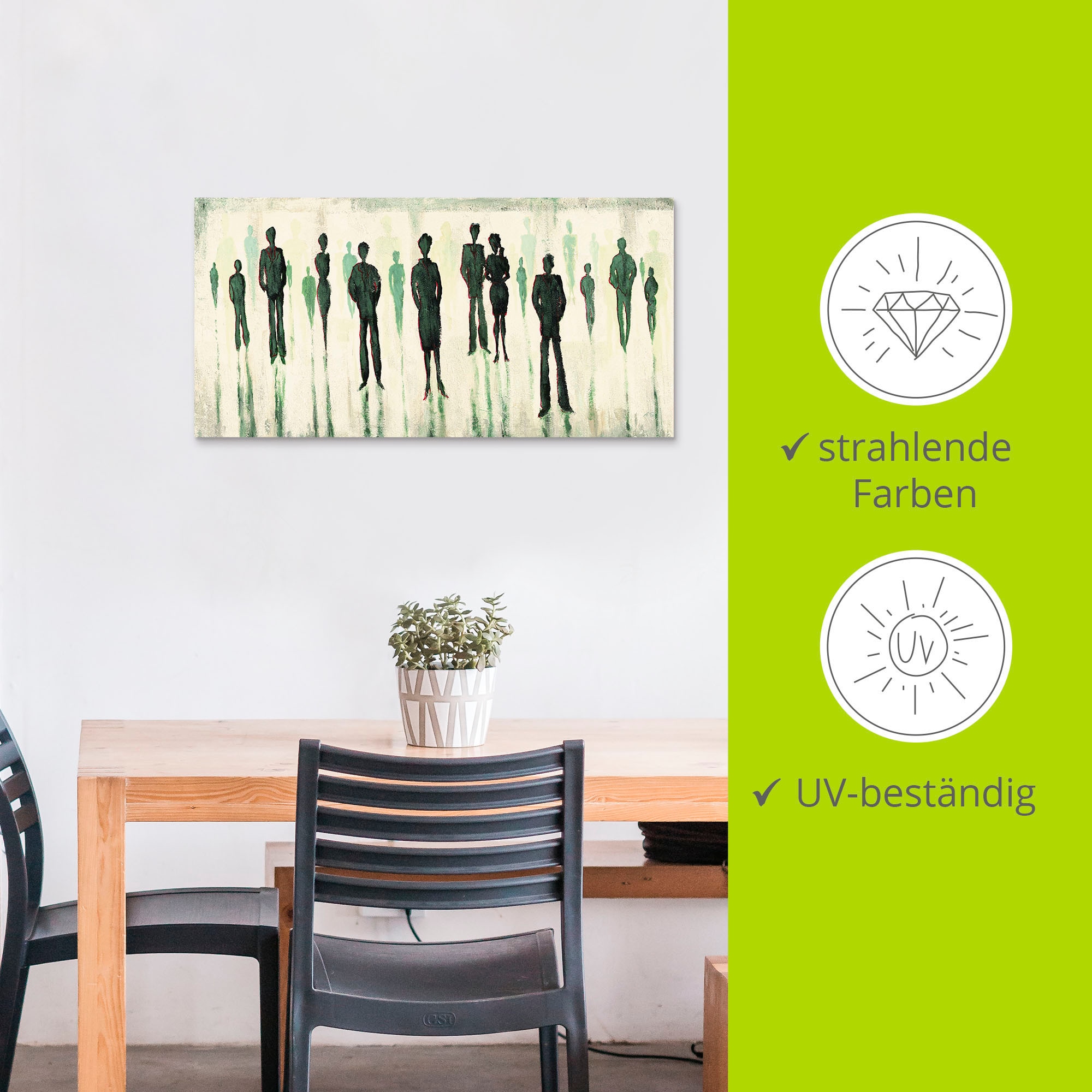 Artland Wandbild »Vor allen«, Gruppen & Familien, (1 St.), als Alubild, Outdoorbild, Leinwandbild in verschied. Grössen