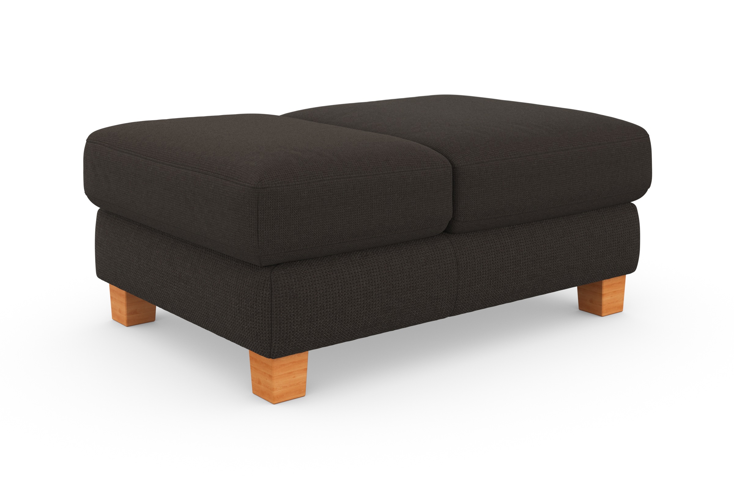 sit&more Polsterhocker »Dundee« mit Klappfunktion, Federkern und hochwertigen Massivholzfüssen