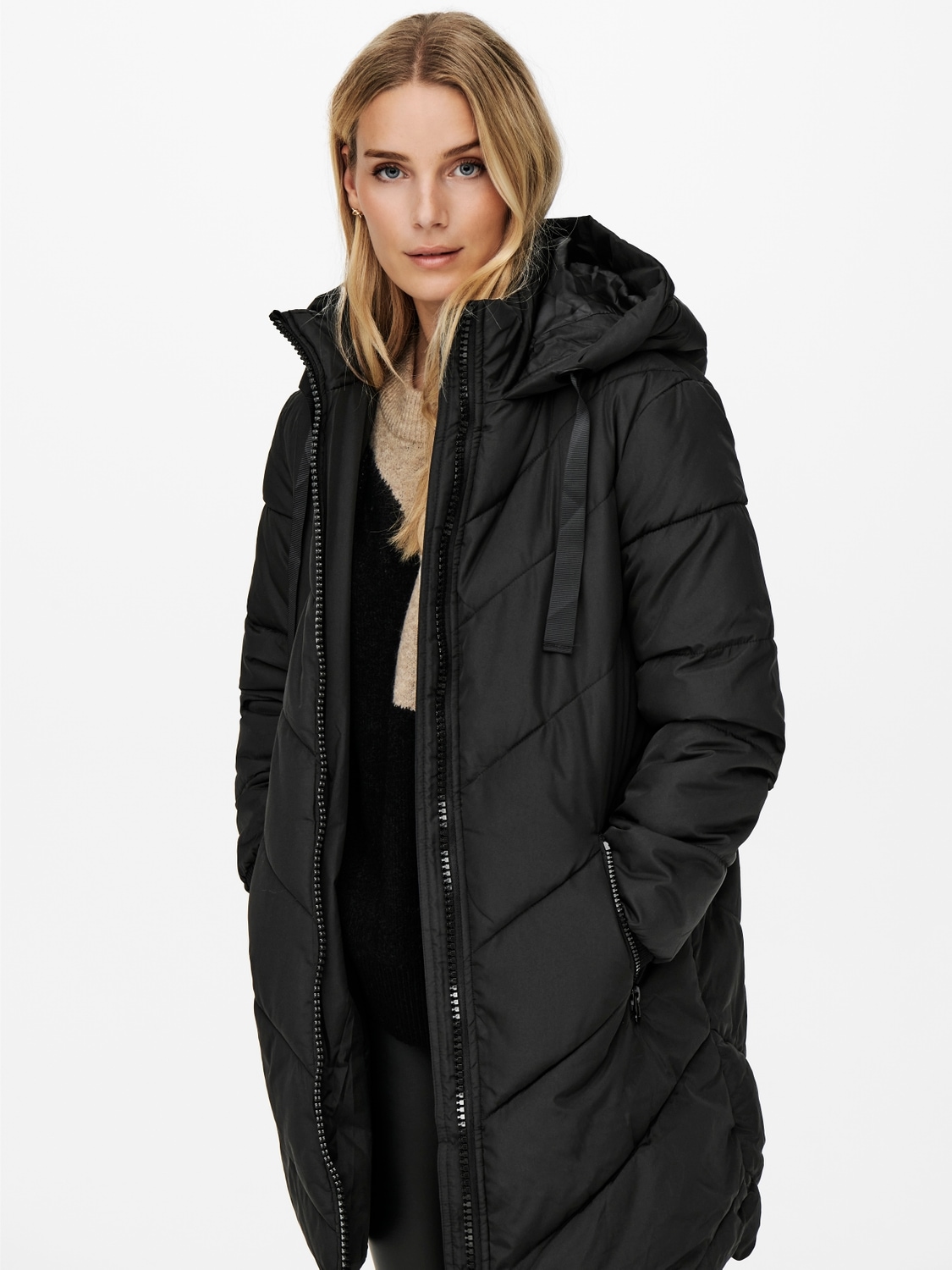 JDY Steppmantel »JDYSKYLAR LIFE HOOD JACKET OTW NOOS«