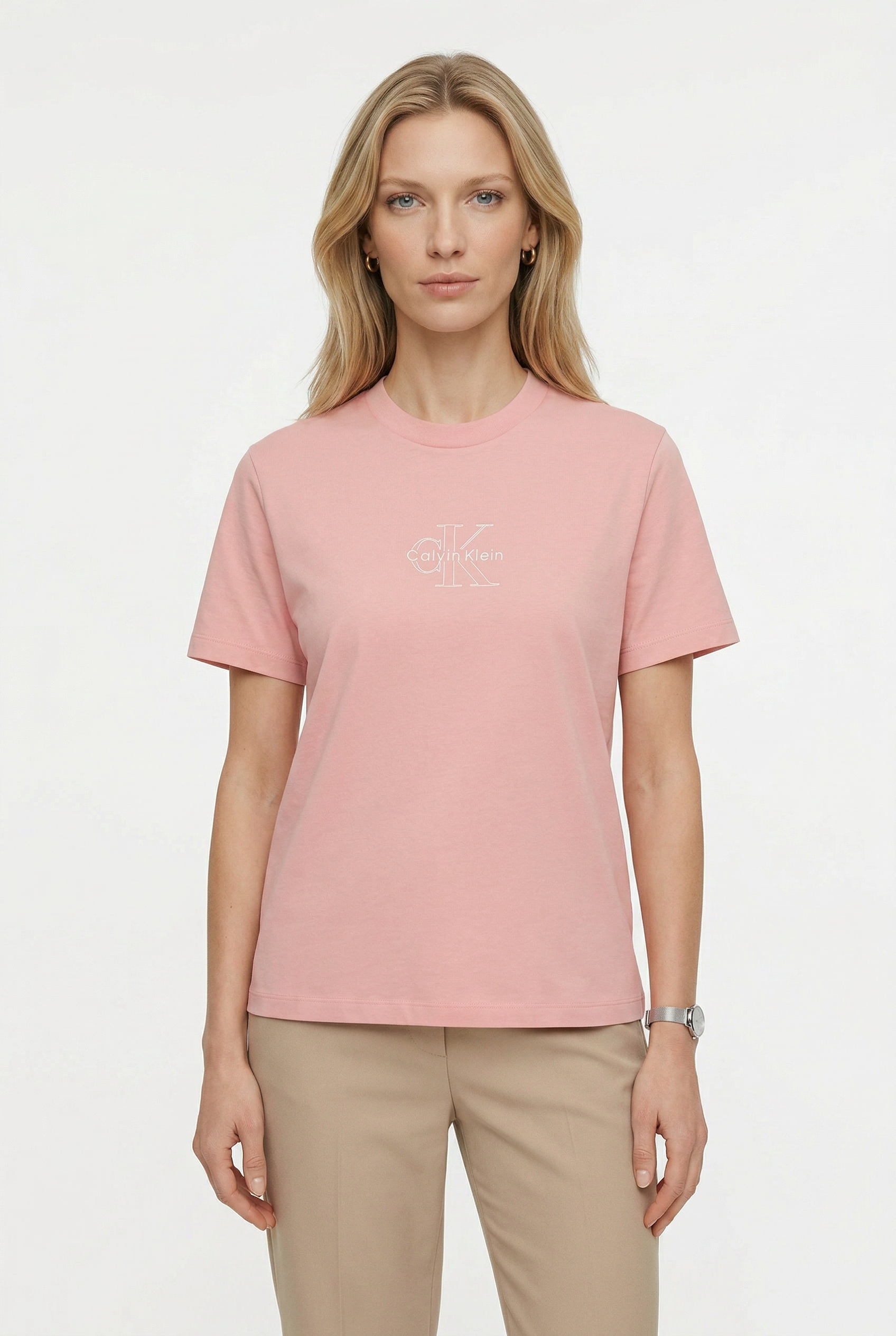 Image of Calvin Klein Jeans T-Shirt "CLASSIC SEASONAL MONOLOGO TEE" Regular fit, Logoschriftzug