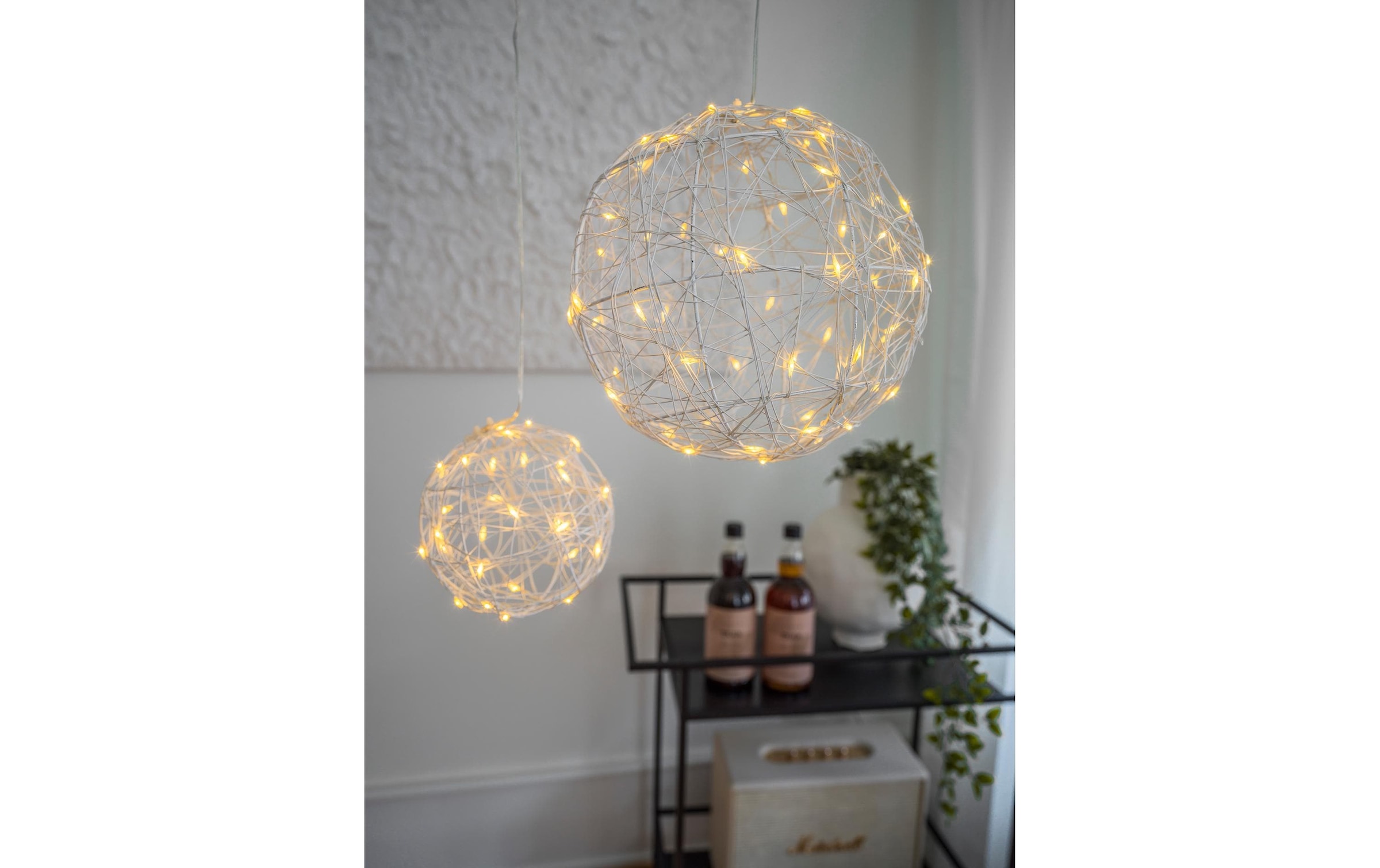 STT LED Dekolicht »Tischdeko 3D Ball Bianco S,«