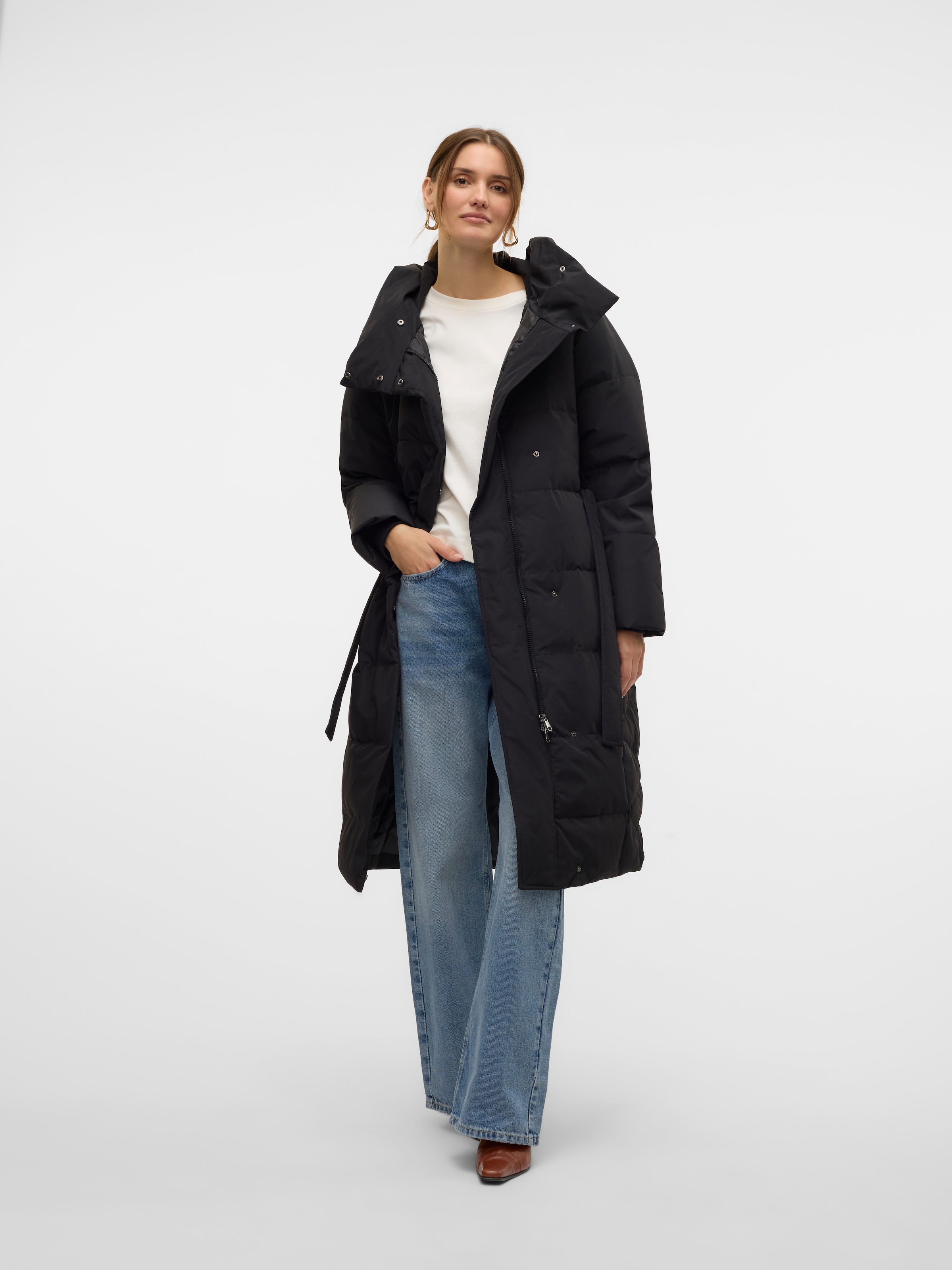 Vero Moda Steppmantel »VMLEONIE LONG DOWN COAT GA NOOS«