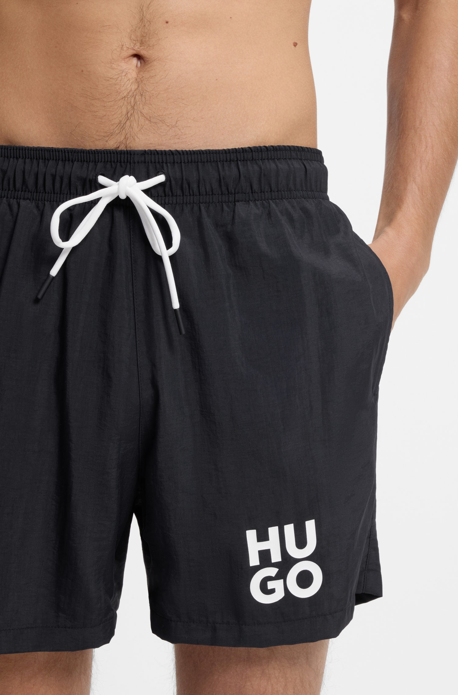 HUGO Underwear Maillot de bain »Paolo« mit Stack-Logo, Tunnelzug