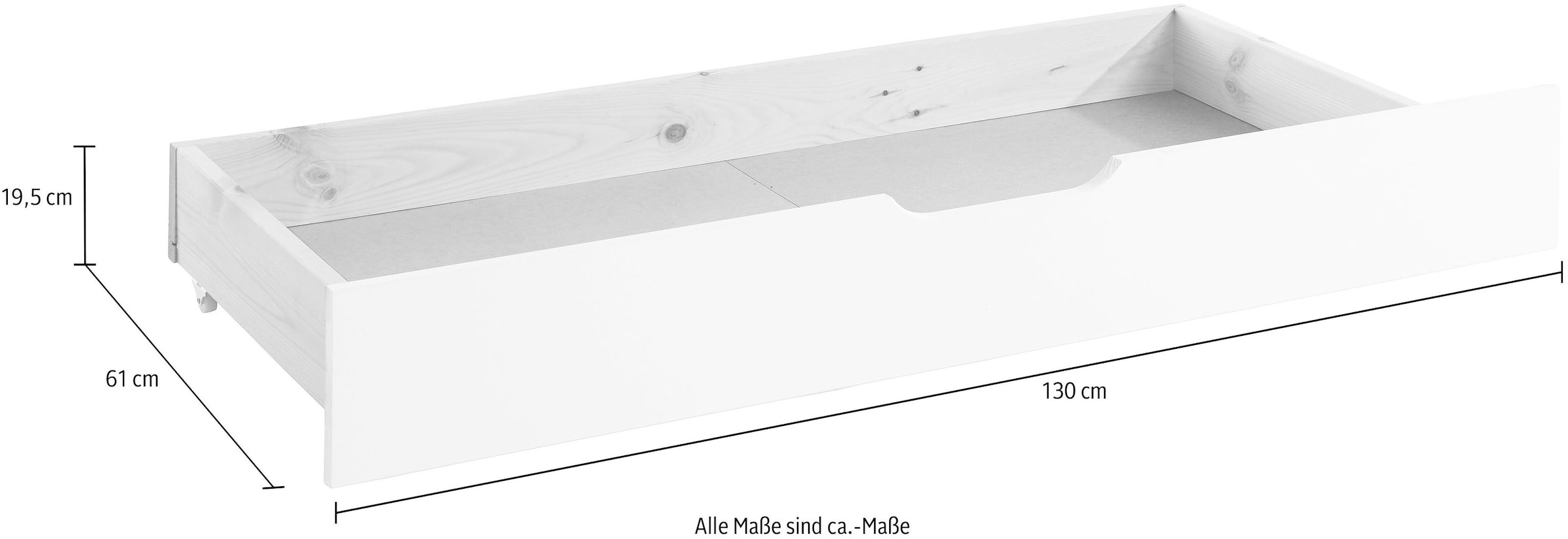 GOODproduct Schubkasten »"LOTTE " passend zum Kinderbett,« zertifiziertes Massivholz