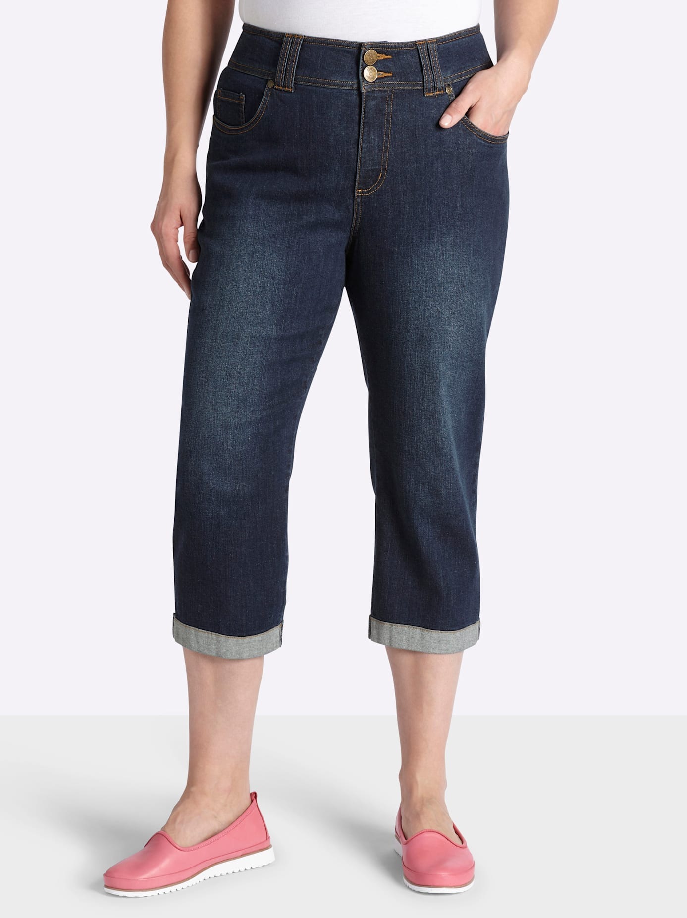 Image of Sheego 3/4-Jeans 1