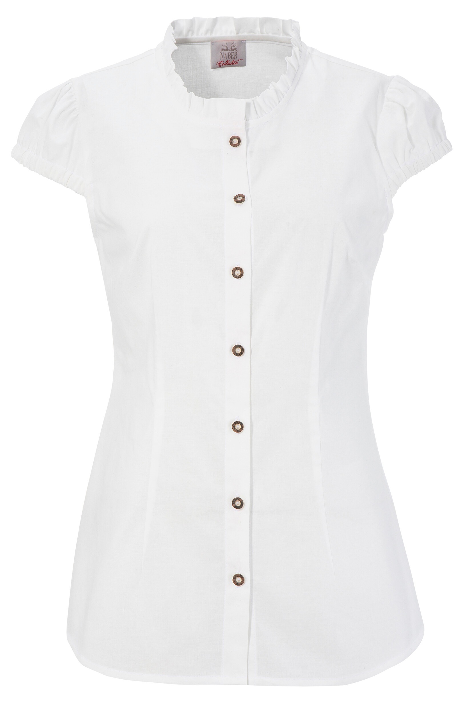 Image of Naber Collection Trachtenbluse, Damen, mit Rüschenbesatz am Ausschnitt bei Ackermann Versand Schweiz