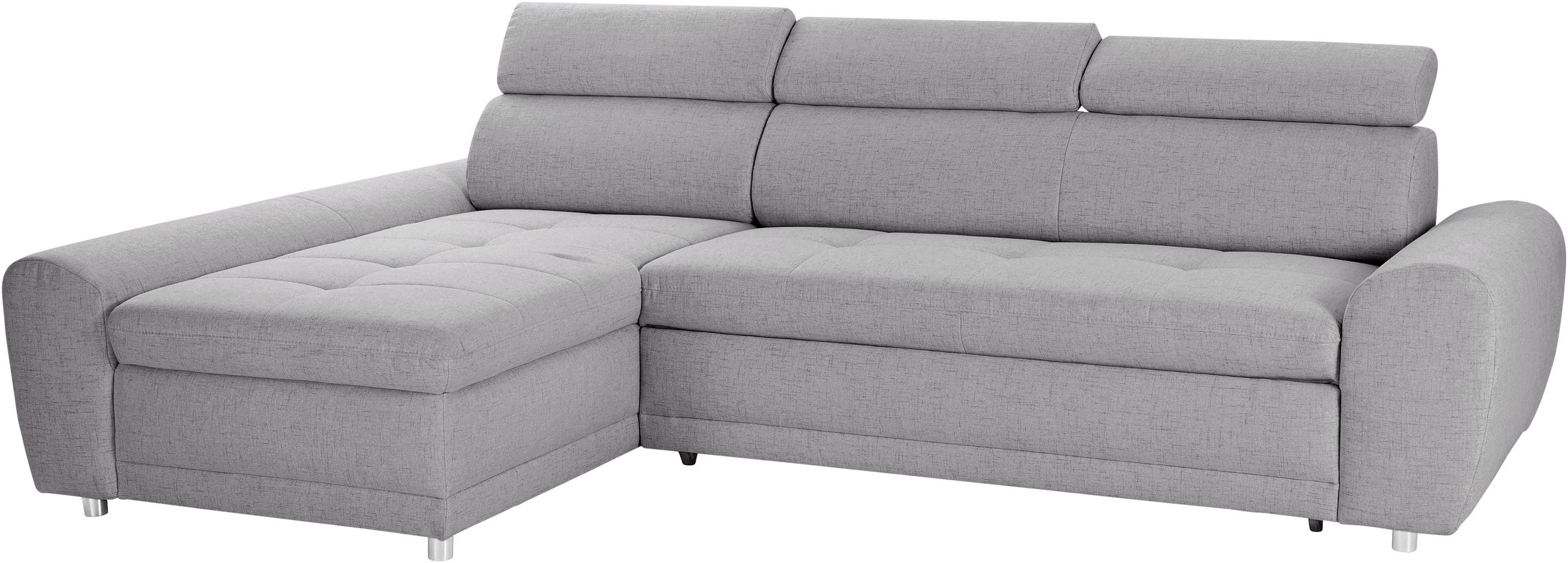 sit&more Ecksofa »Riva L-Form«, inklusive Kopteilverstellung, wahlweise mit Bettfunktion
