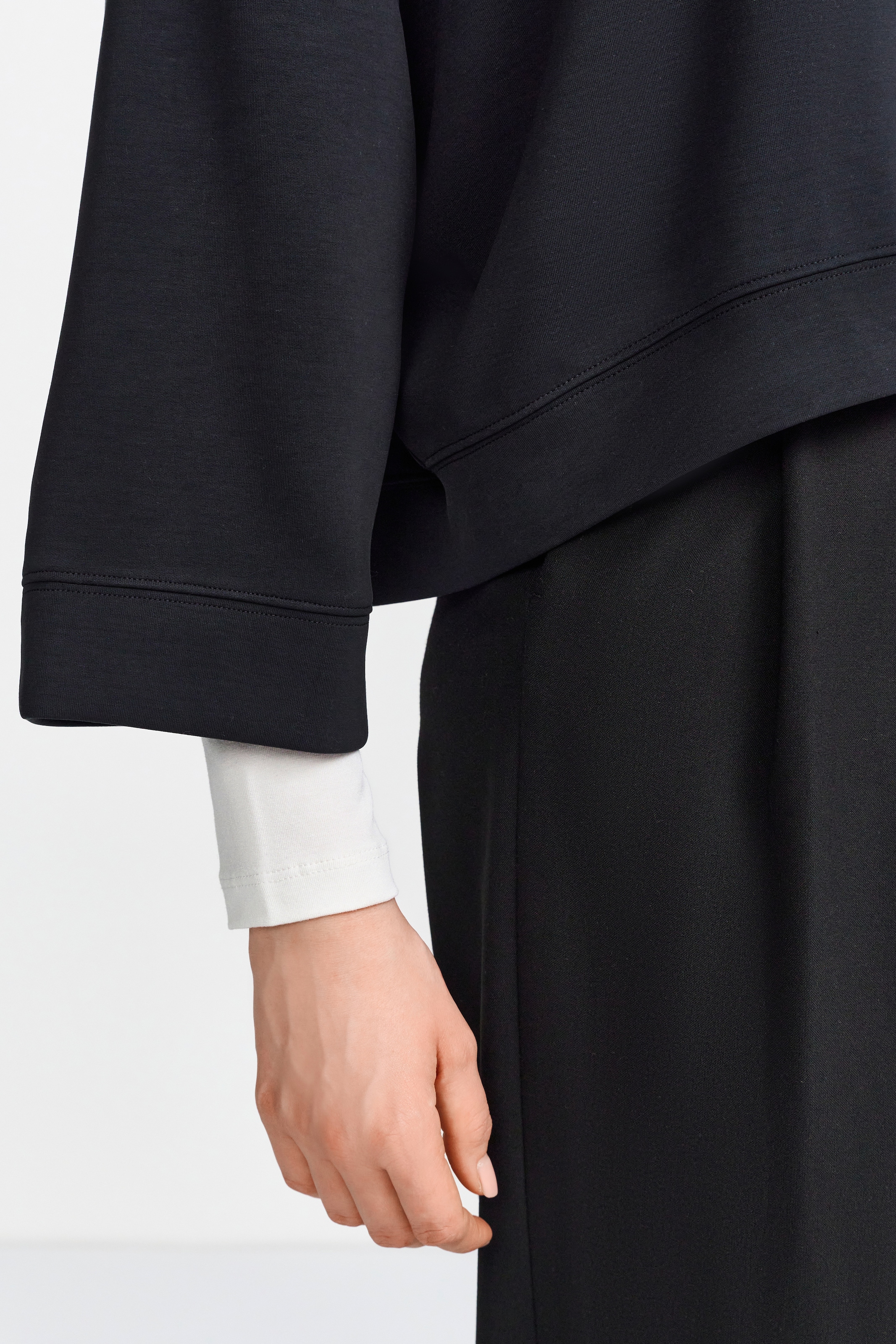 RICHROYAL Sweatshirt »Tencel peached Shirt«, modische Kurzarmsweatshirt
