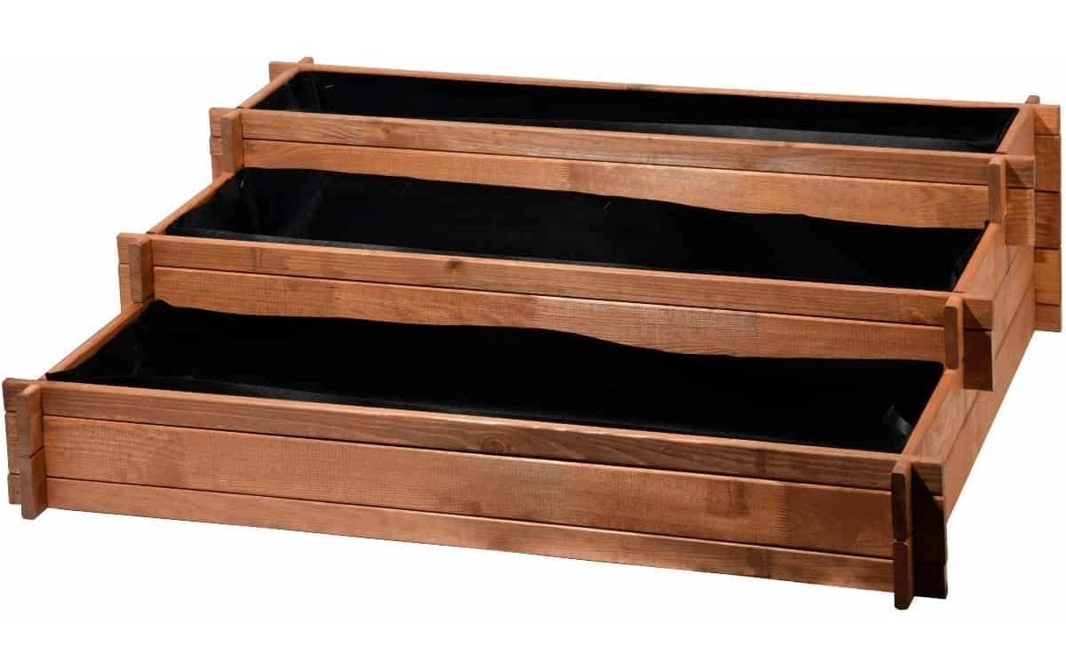 dobar Hochbeet »Etagen Peru inkl. Pflanzvlies«