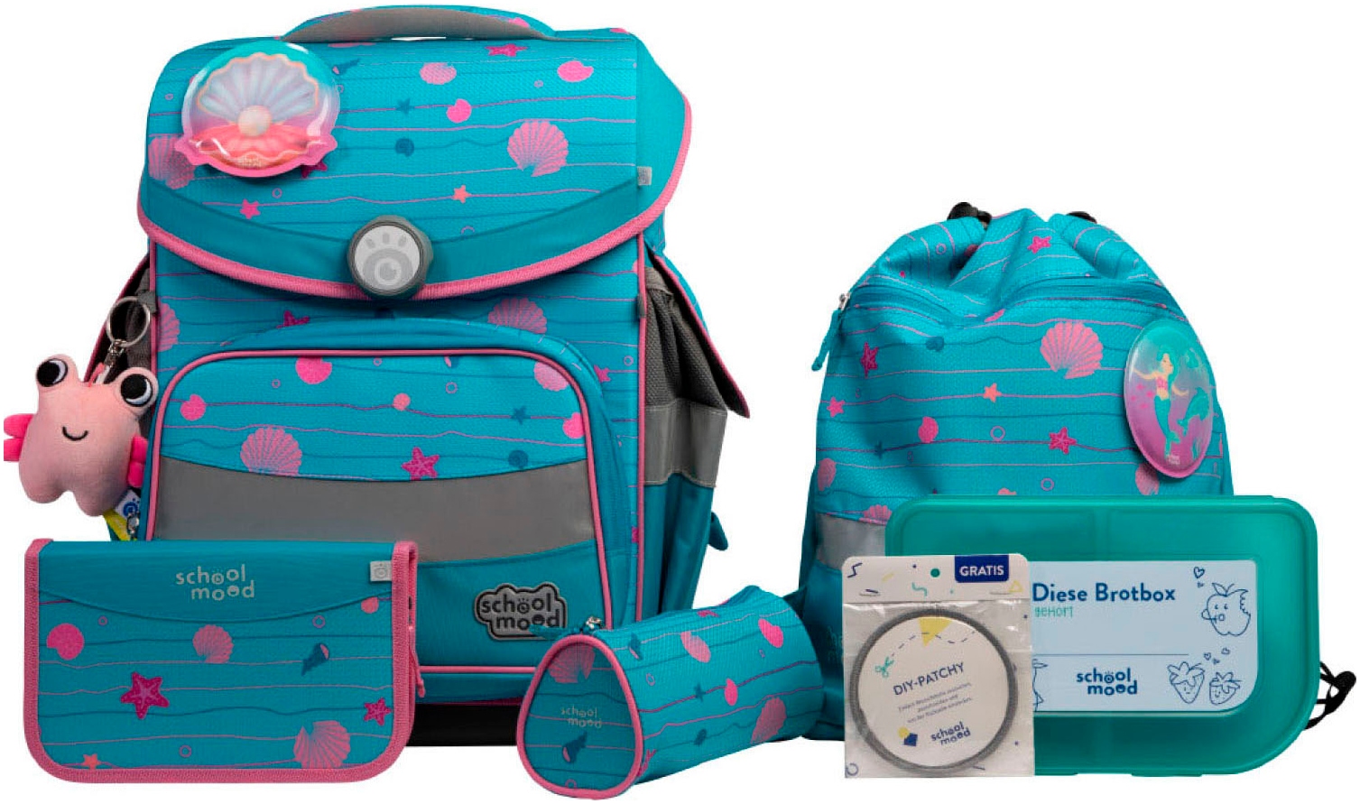 SCHOOL-MOOD® Cartable »Timeless Pro« mit LED-Patchy