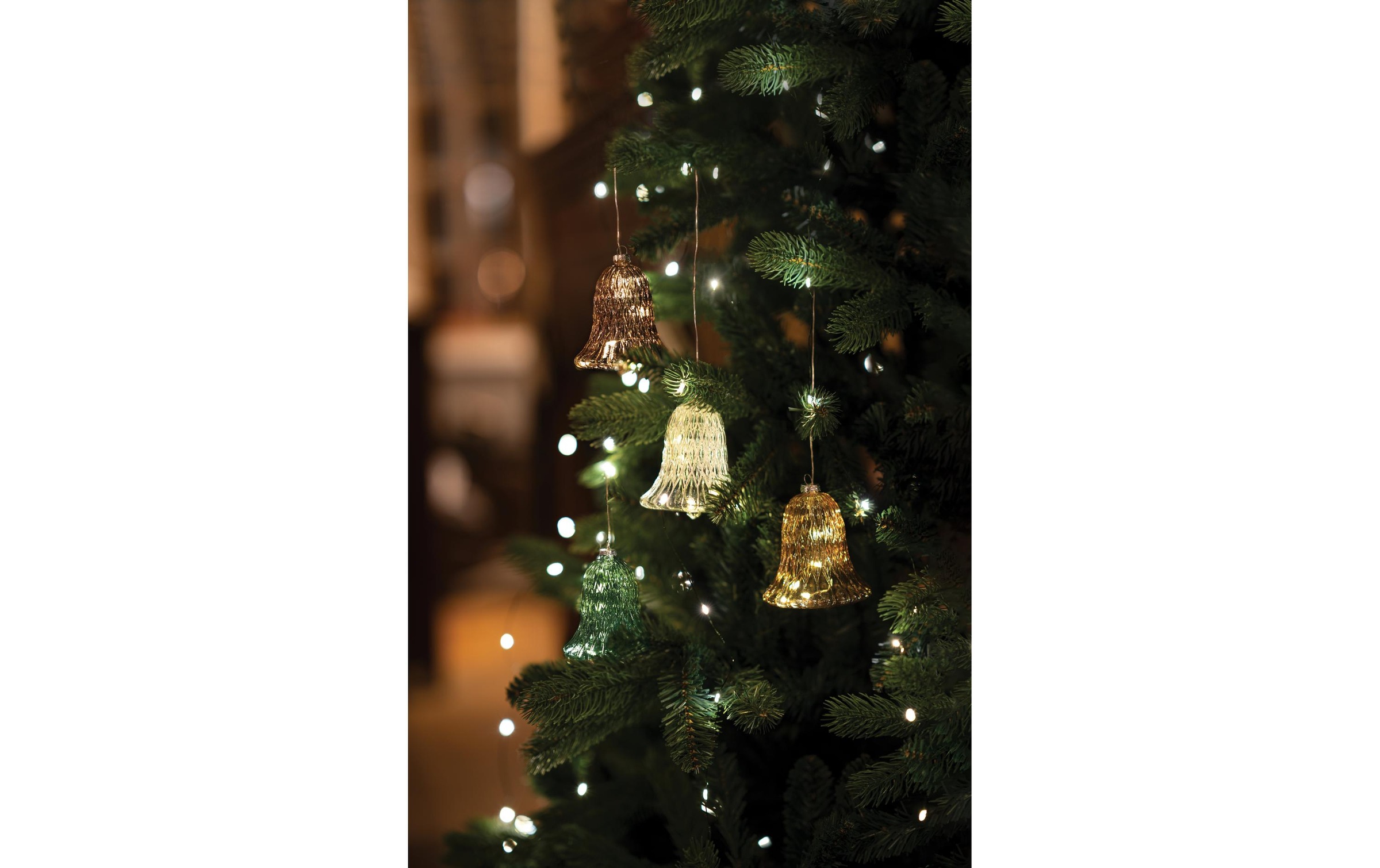Sirius Christbaumschmuck »LED Weihnachtskugel Luna Glocke«