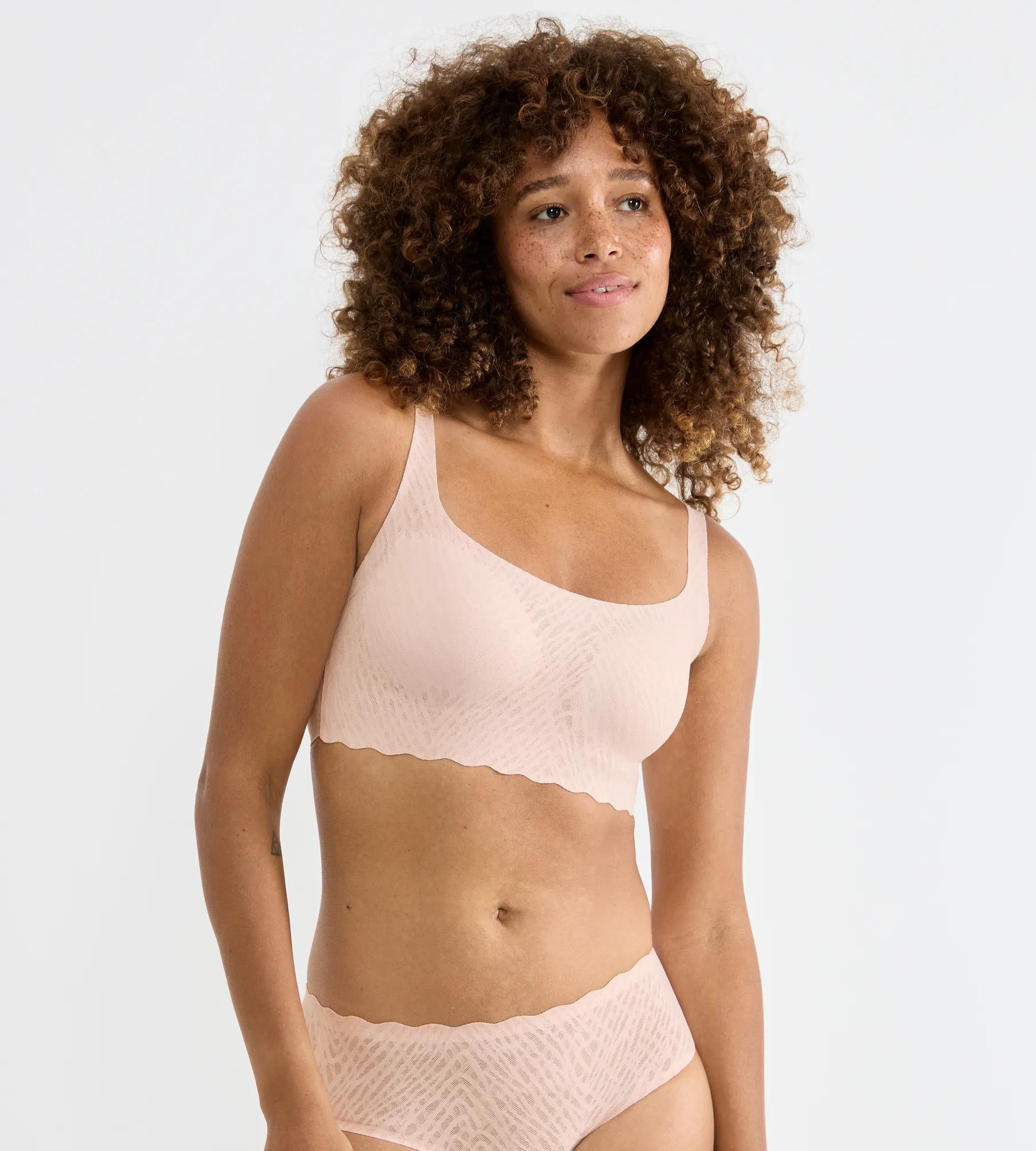 sloggi Bustier »ZERO Feel Bliss« mit herausnehmbaren, atmungsaktiven Pads und Stretch-Spitze