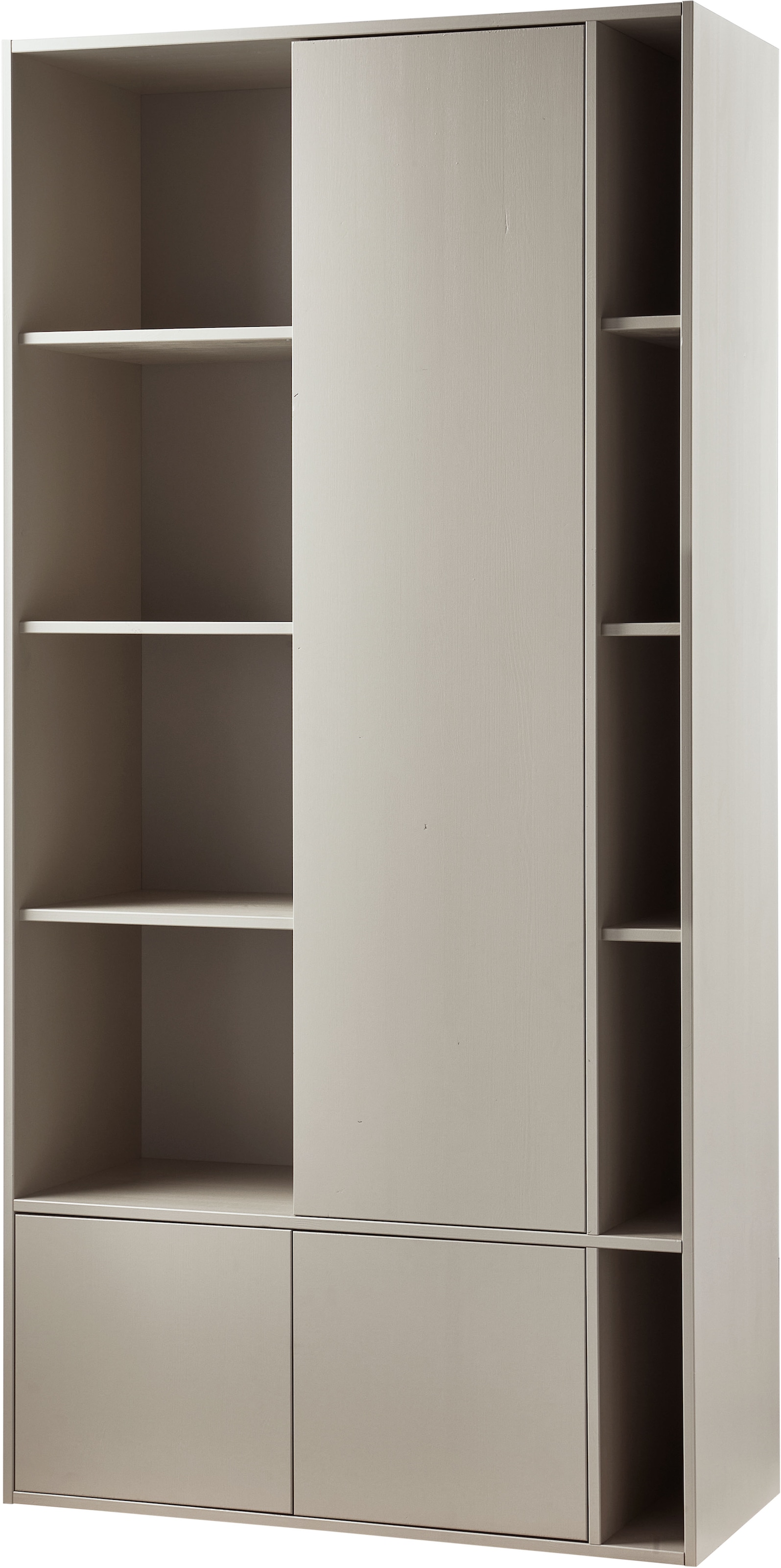 Image of WOOOD Garderobenschrank "Settle Down FSC-Kiefernholz Druckmechanismus H 218 x B 108 x T 44 cm" Beidseitig montierbar, Wandbefestigung empfohlen, HDF-Rückwand