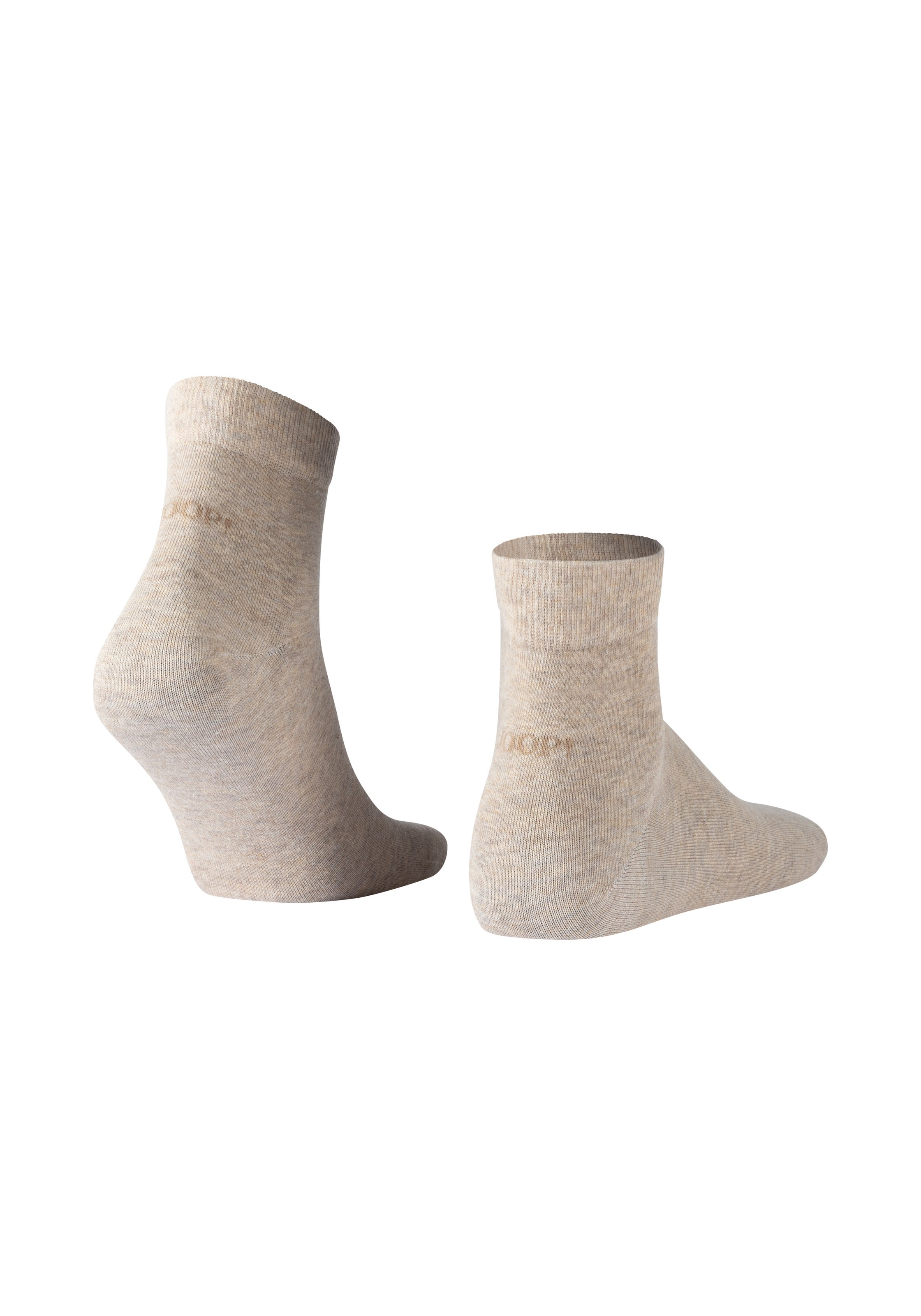 JOOP! Chaussettes courtes »premium essentials« 4 Paar, 4 cuis tlg. mit Logoschriftzug an der Ferse