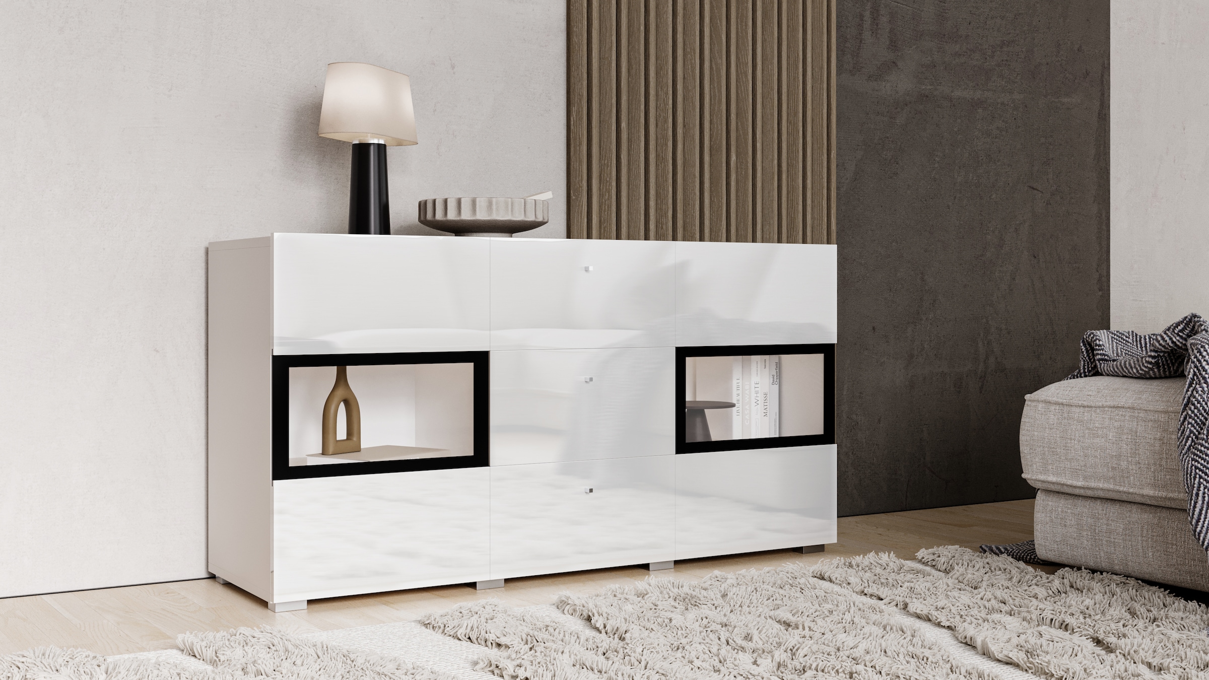 INOSIGN Sideboard »Baros«, Breite 132 cm