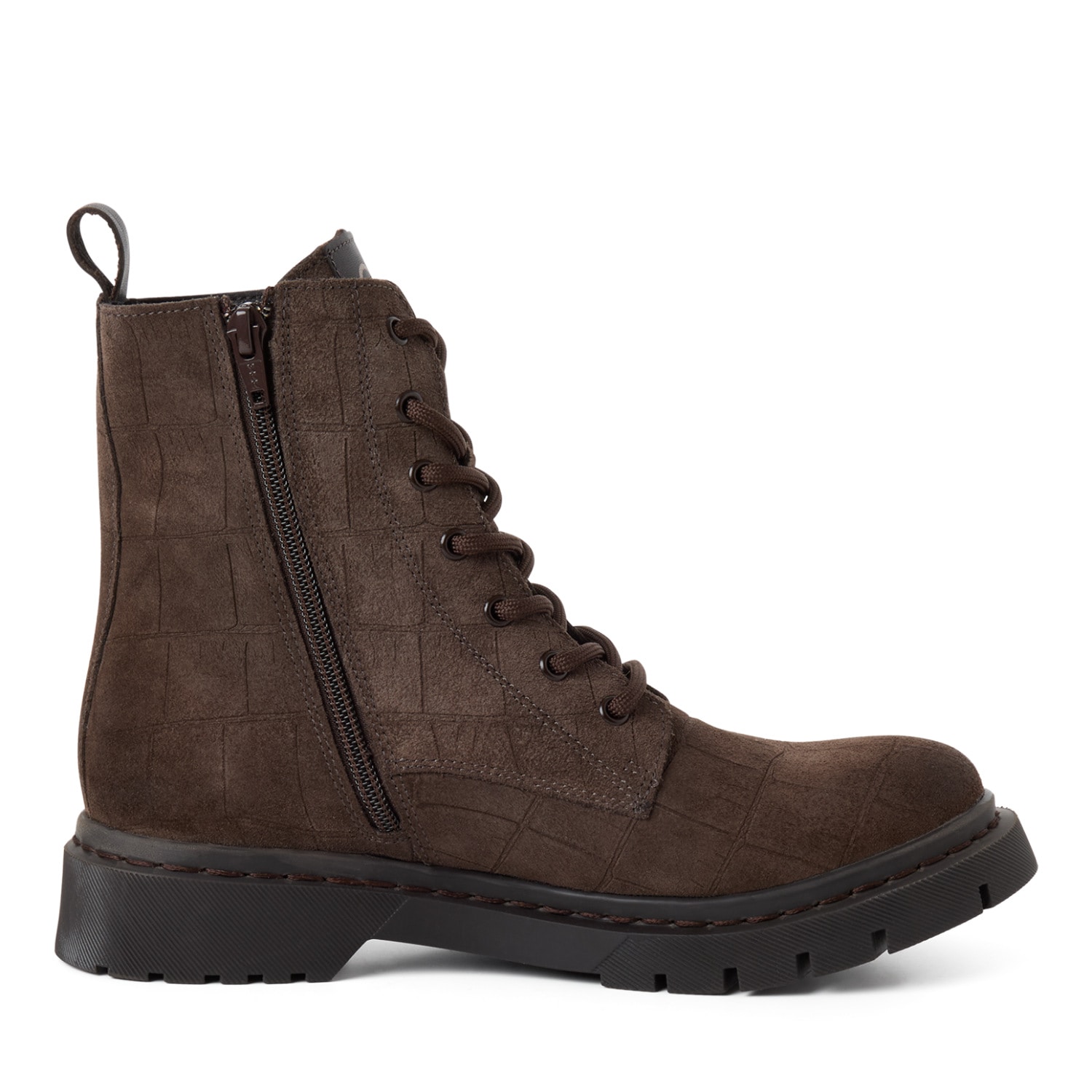 Tamaris Bottines à lacets  bottines à lacets, chunky boots avec languette à logo imprimé