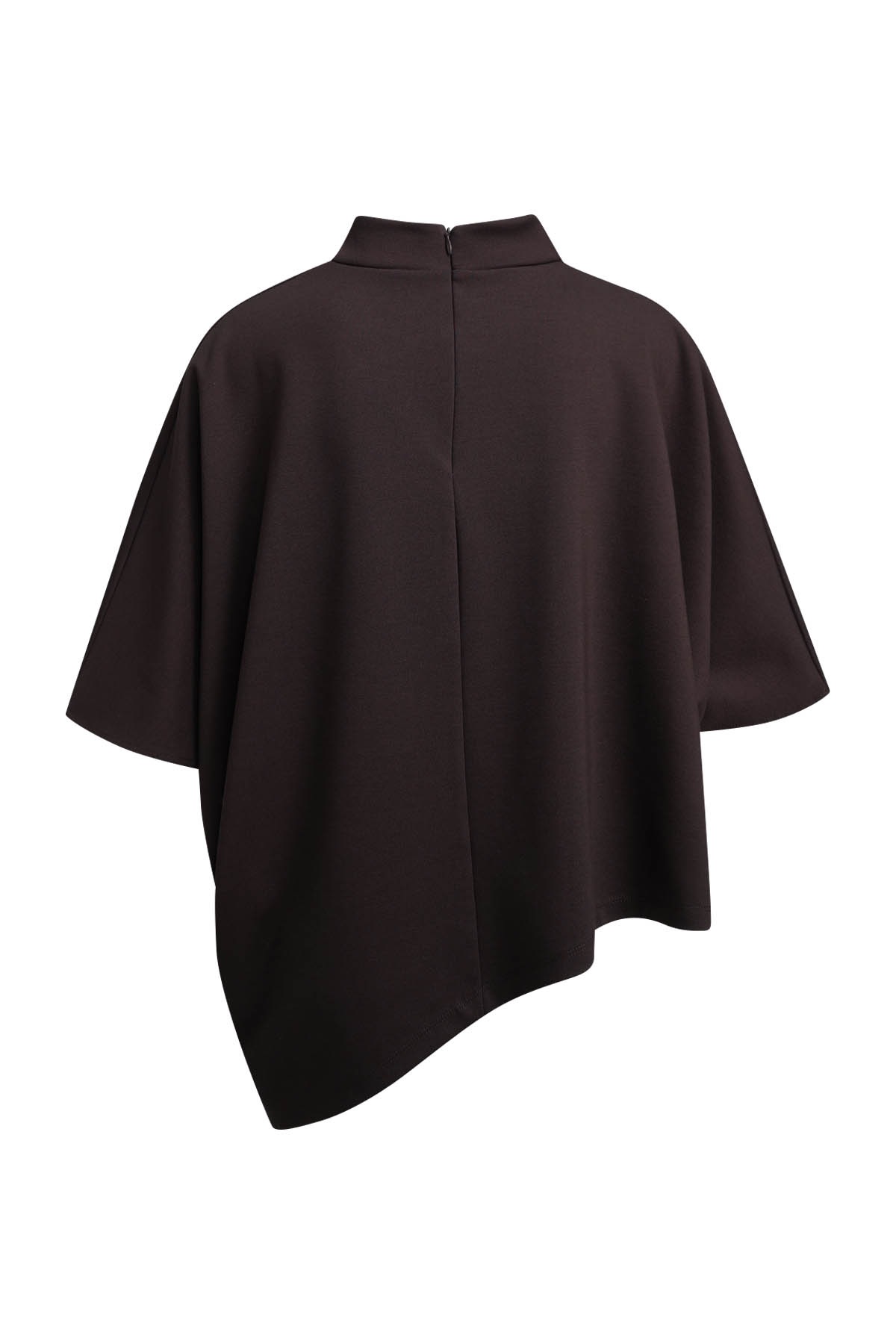 Smith & Soul Kurzarmpullover mit asymmetrischem Saum, oversize