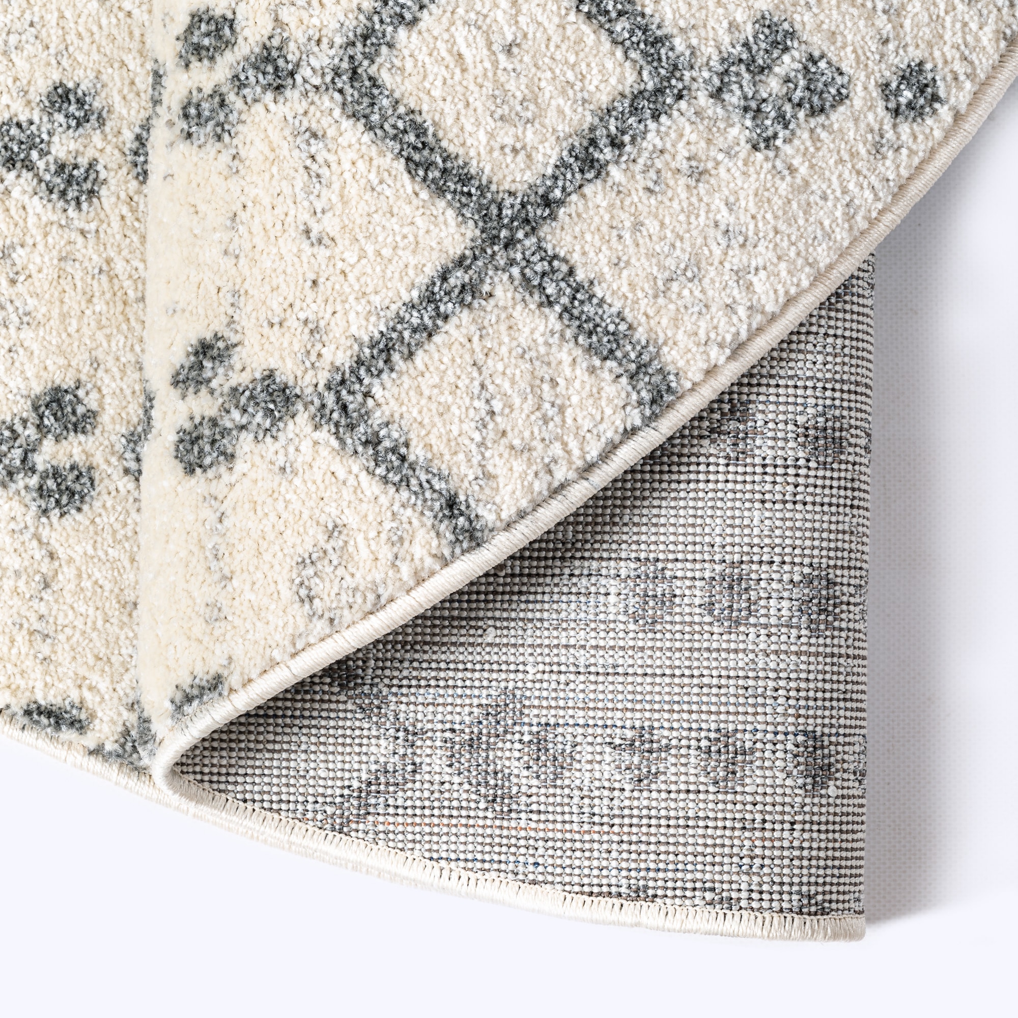 Sanat »Boho 8203  , auch als Läufer und in Rund« Rond 10 mm Höhe poils courts, robuste, bohème, scandinave, compatible chauffage au sol