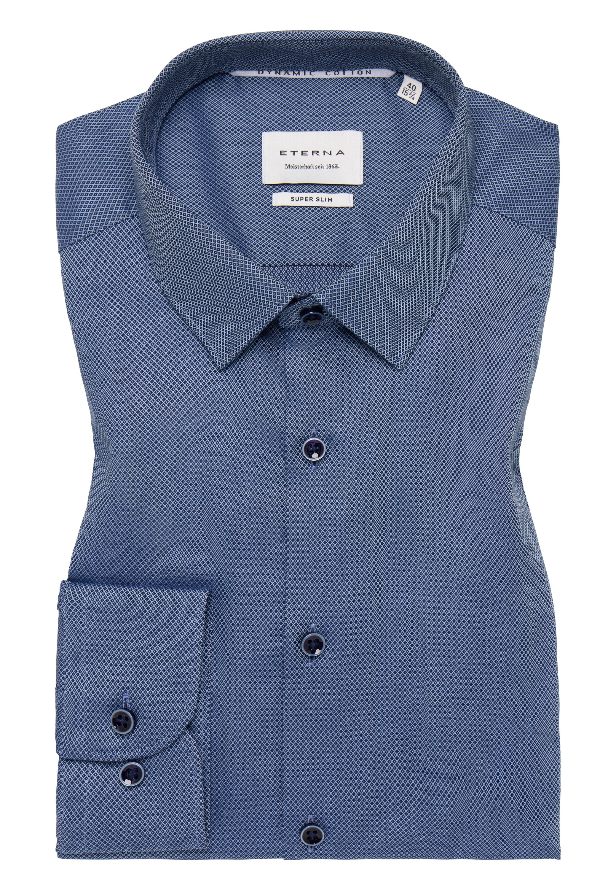 Eterna Langarmhemd »SUPER SLIM«, NON IRON (bügelfrei)