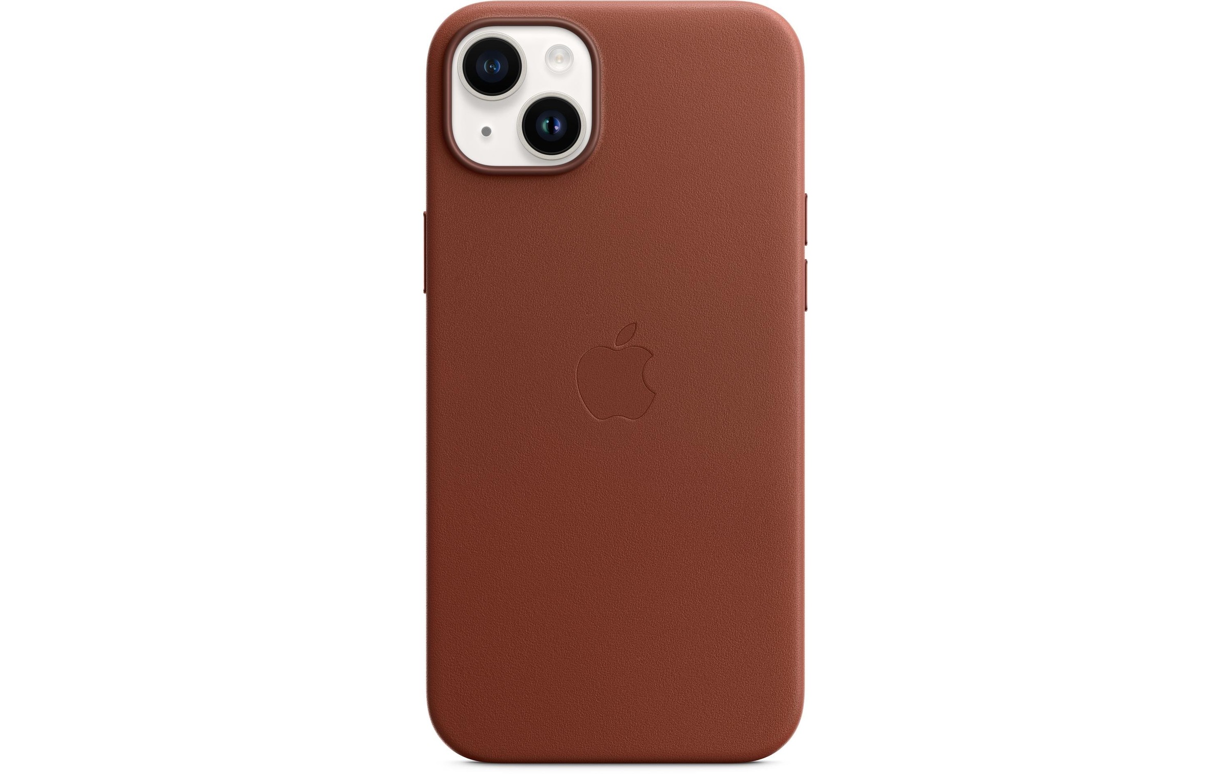 Apple Smartphone Leder Case mit MagSafe, iPhone 14 Plus, Umbra