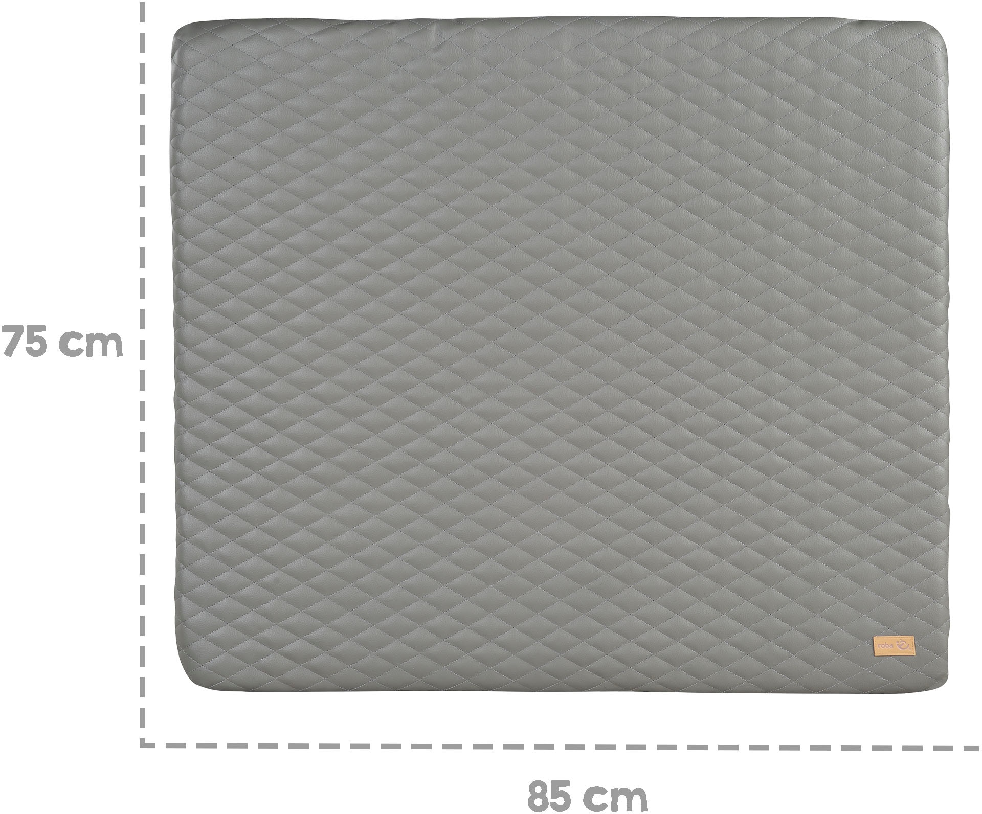 roba® Wickelauflage »Luxe, stone gesteppt«