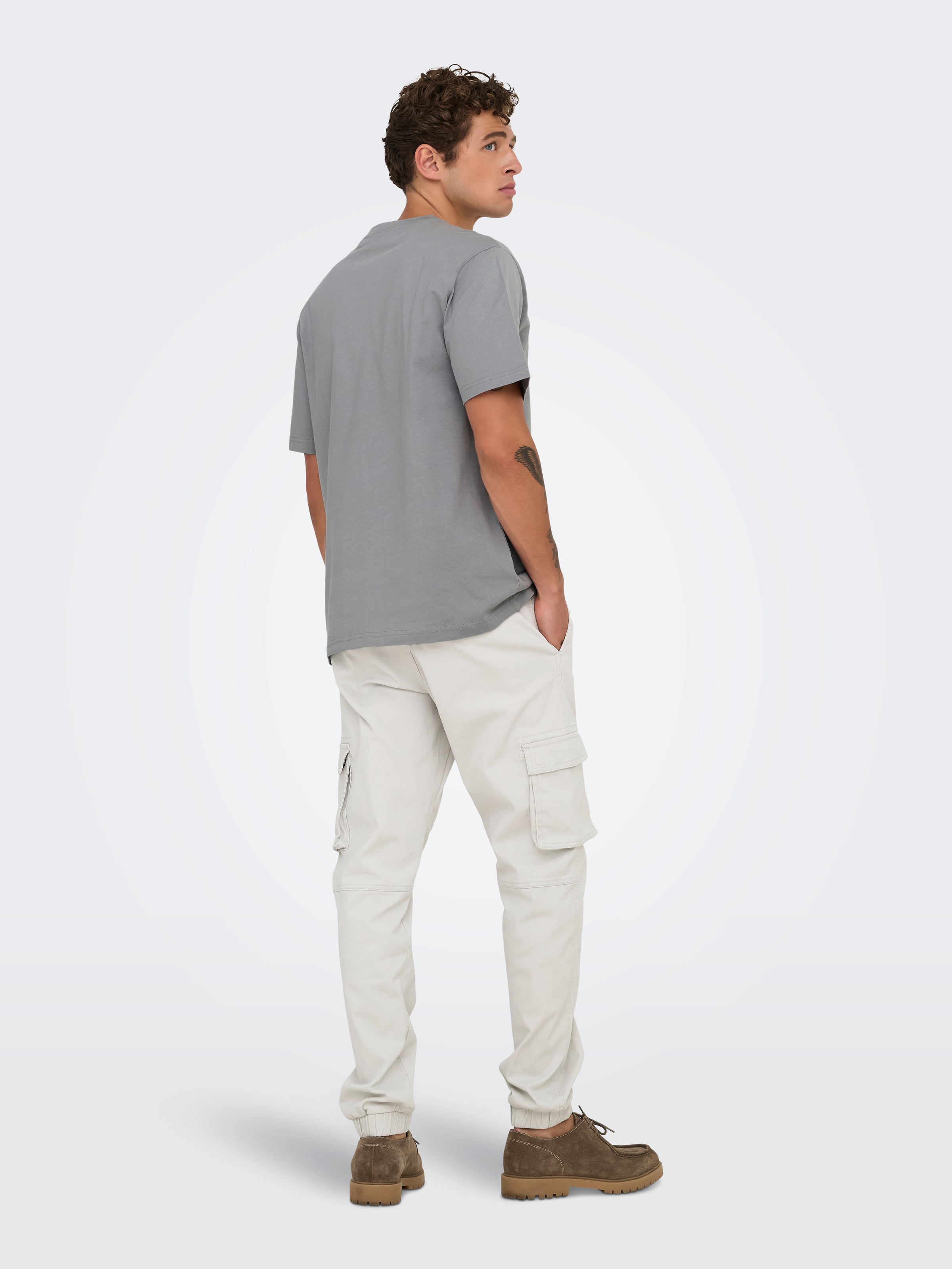 ONLY & SONS Rundhalsshirt »ONSFRED RLX SS TEE« Baumwolle, relaxed fit
