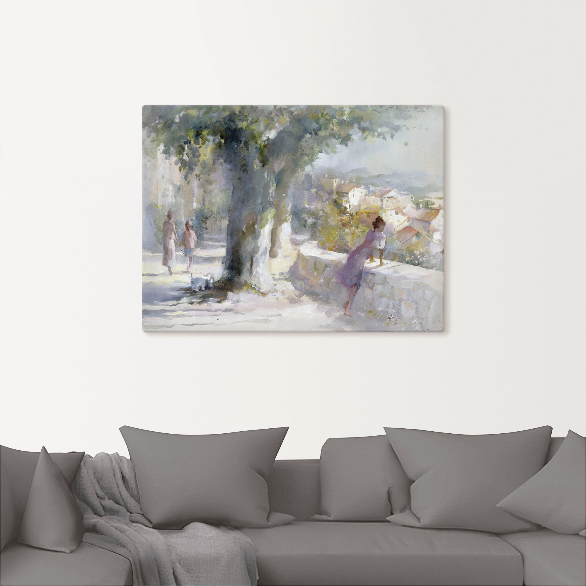 Artland Wandbild »Flüsternder Wind«, Gruppen & Familien, (1 St.), als Leinwandbild, Poster in verschied. Grössen
